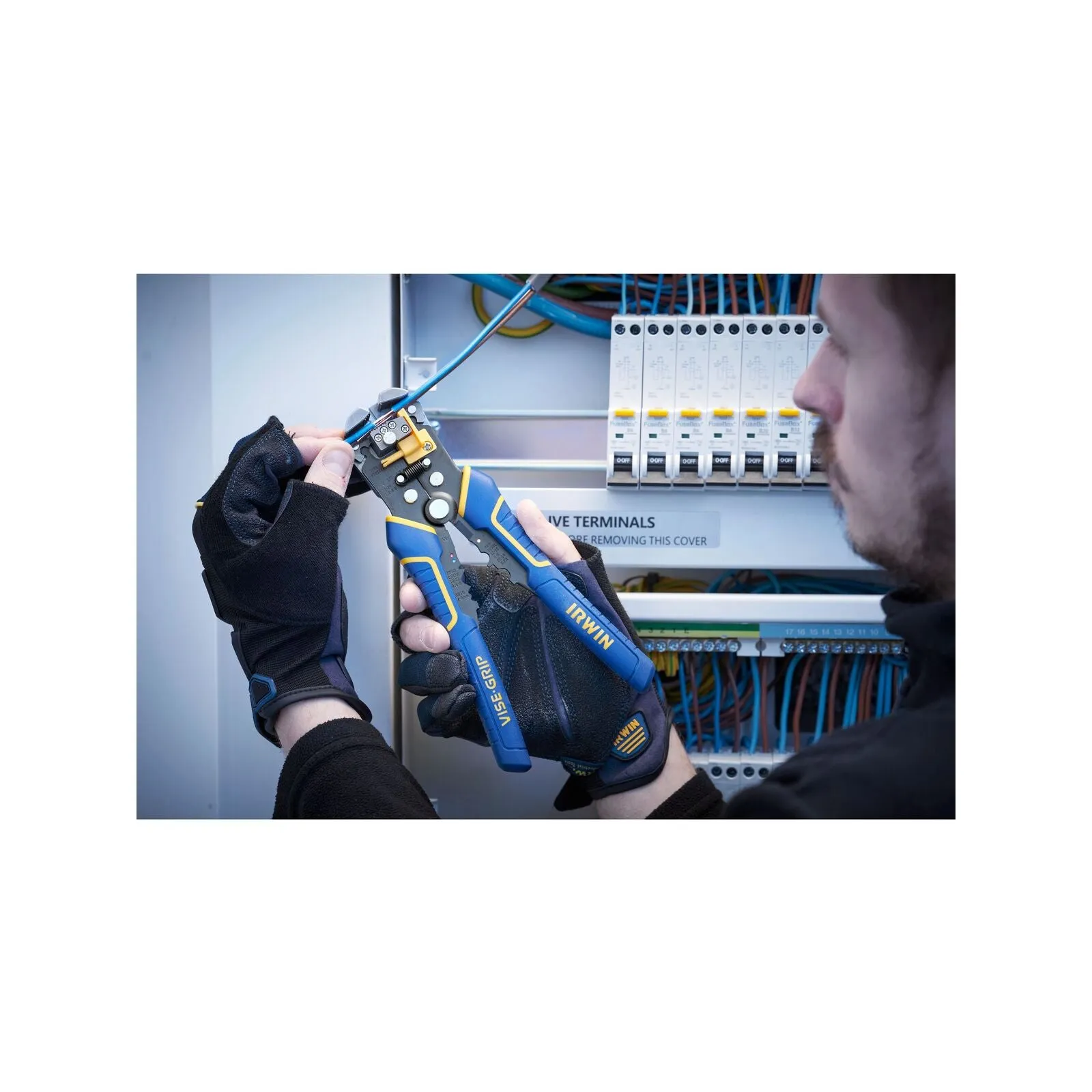 IRWIN Vise-Grip 200mm Self Adjusting Wire Stripper