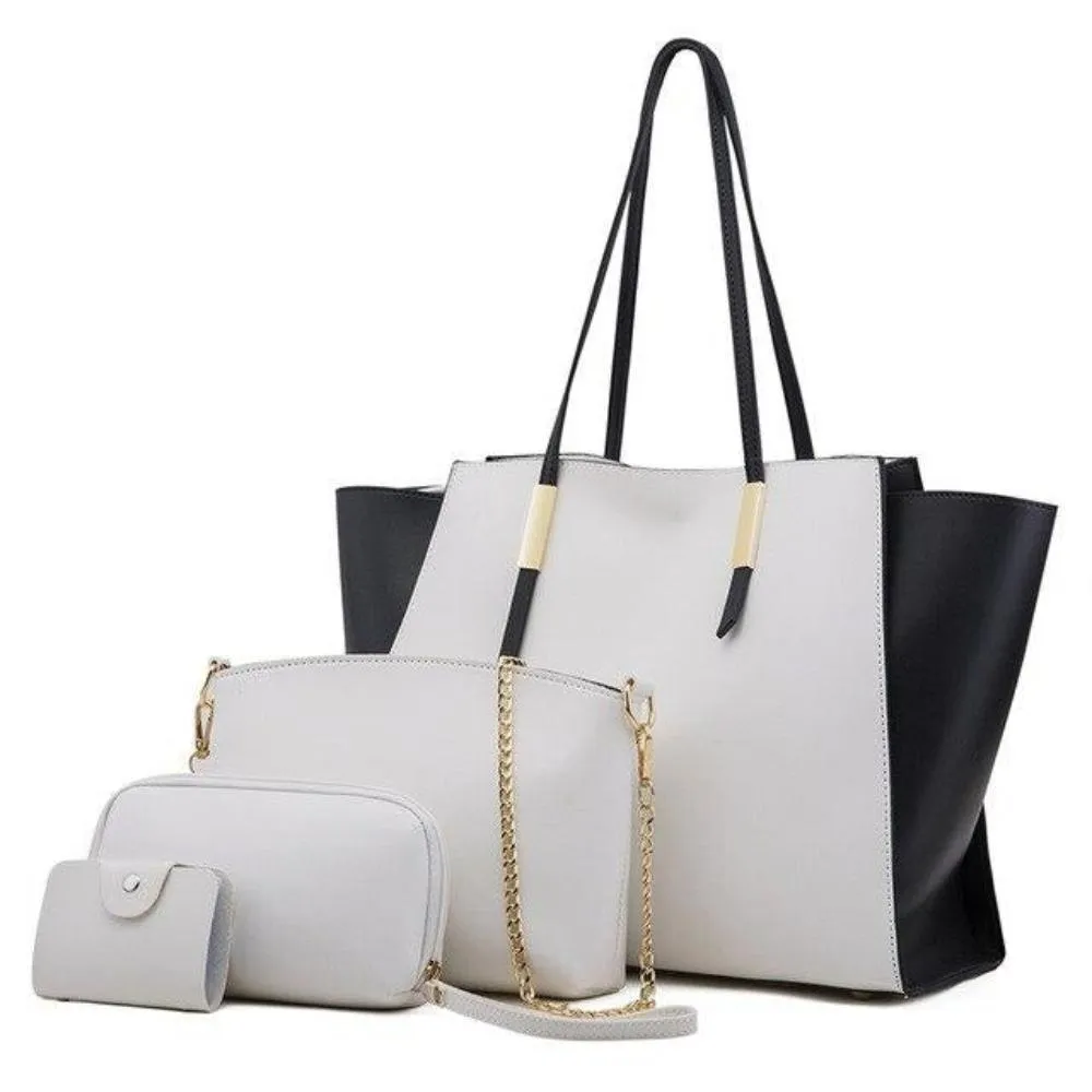 Isabella | Charm Set Luxurious 4-Piece Tote Bag Set
