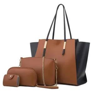 Isabella | Charm Set Luxurious 4-Piece Tote Bag Set