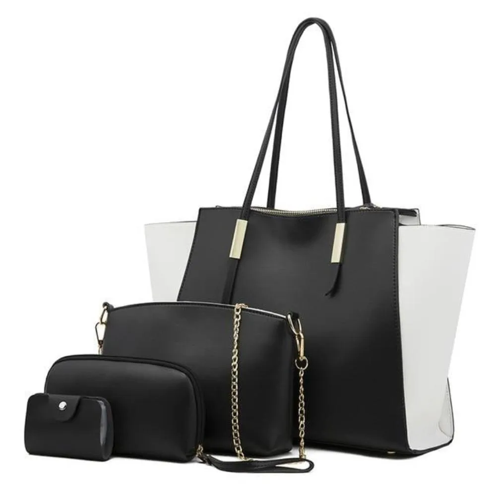 Isabella | Charm Set Luxurious 4-Piece Tote Bag Set