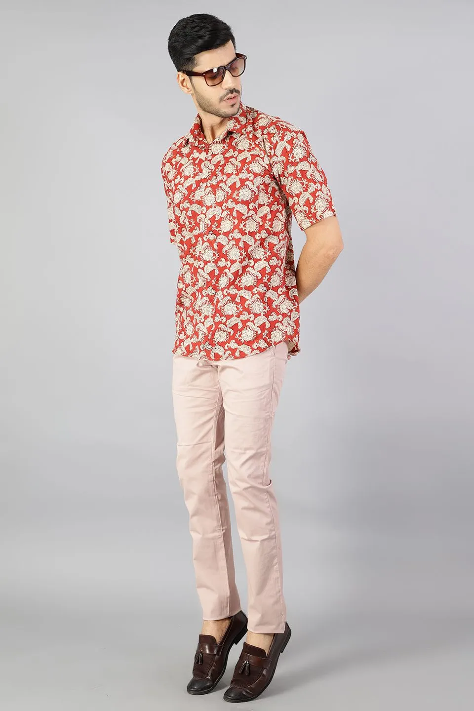 Jaipur 100% Cotton Multicolored Shirt