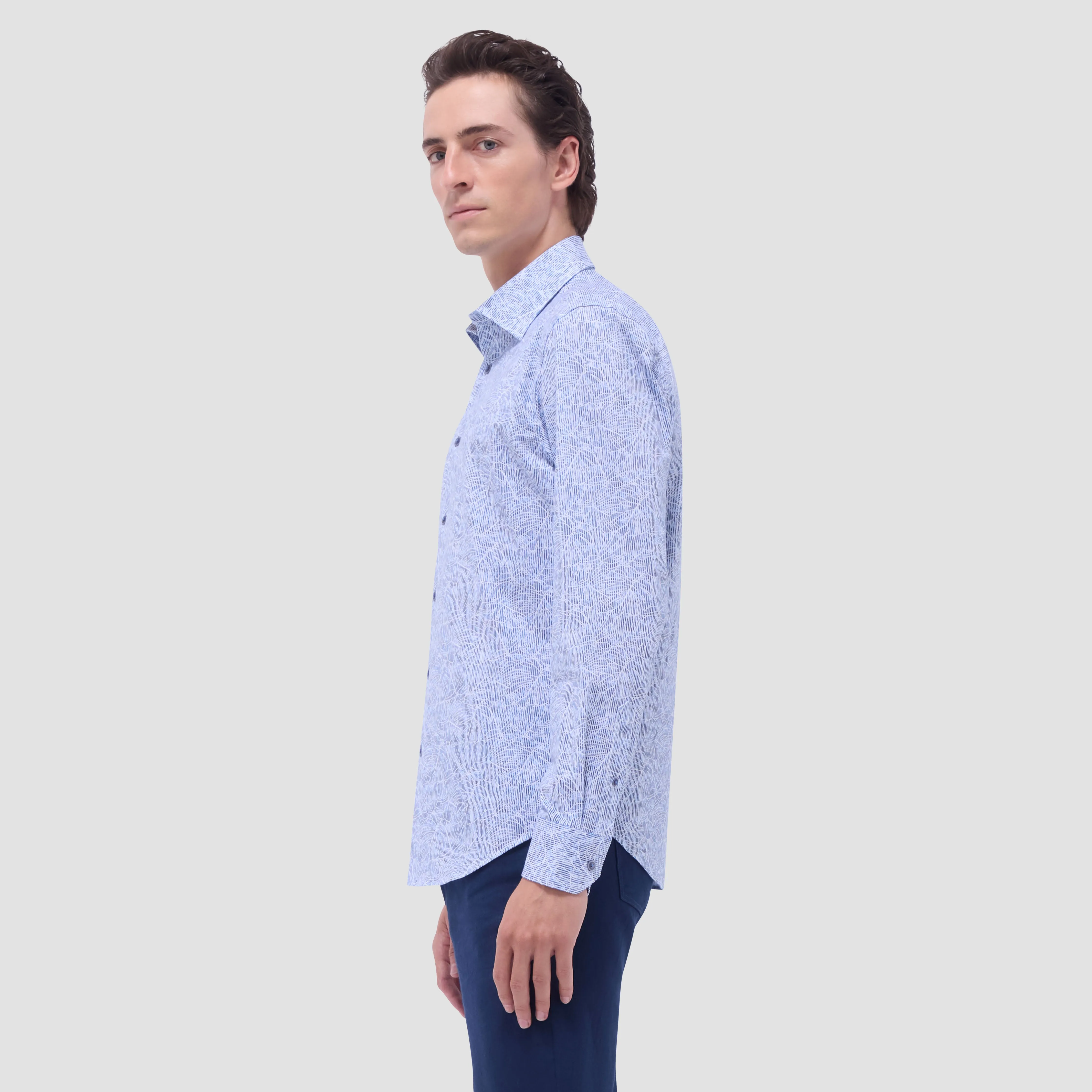 James Striped Abstract OoohCotton Shirt