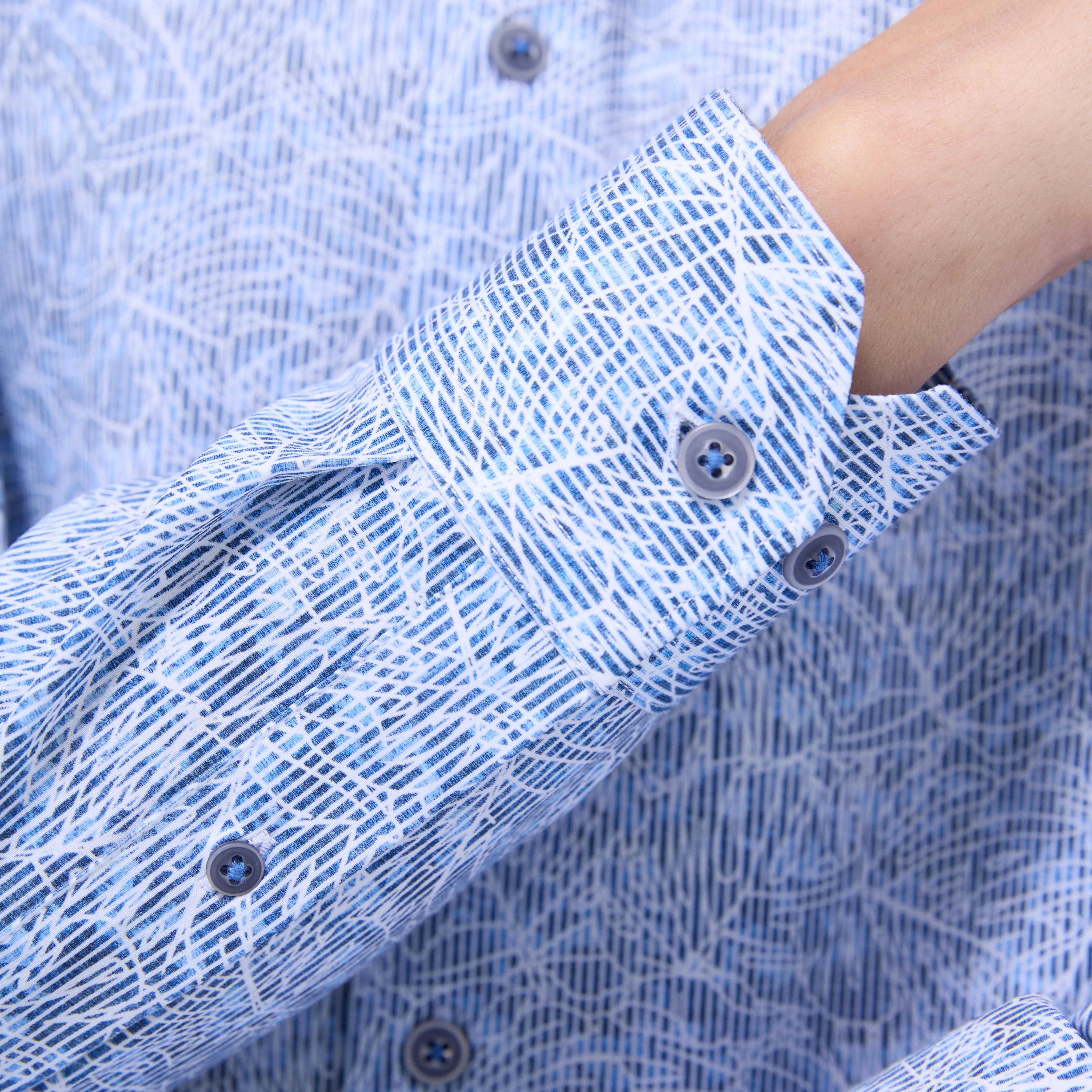 James Striped Abstract OoohCotton Shirt