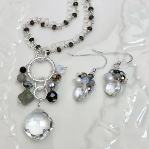 Jeanie Black & White Convertible Necklace