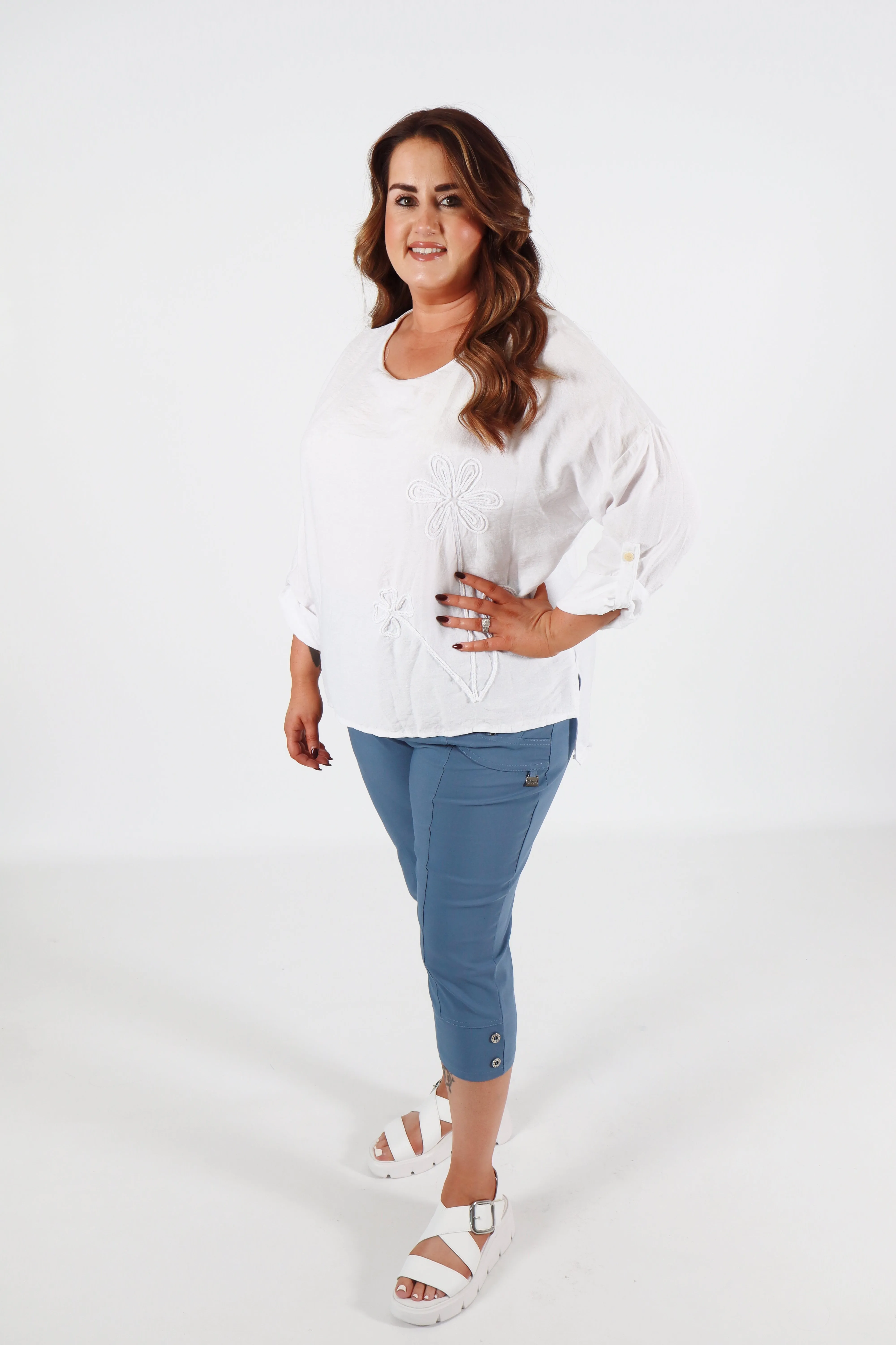 Jemma Blouse in White
