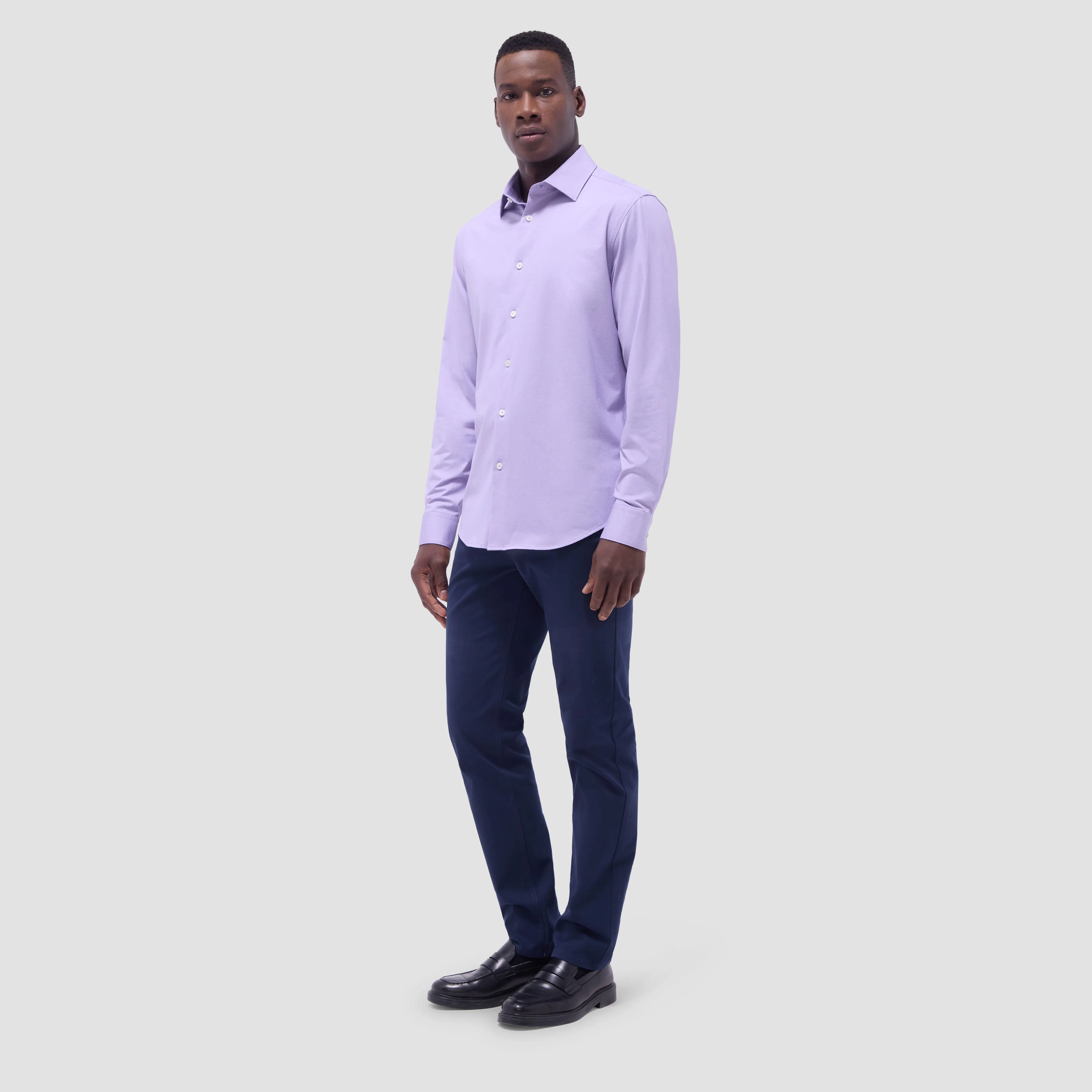 Jimmy Double-Sided Herringbone & Solid OoohCotton Shirt