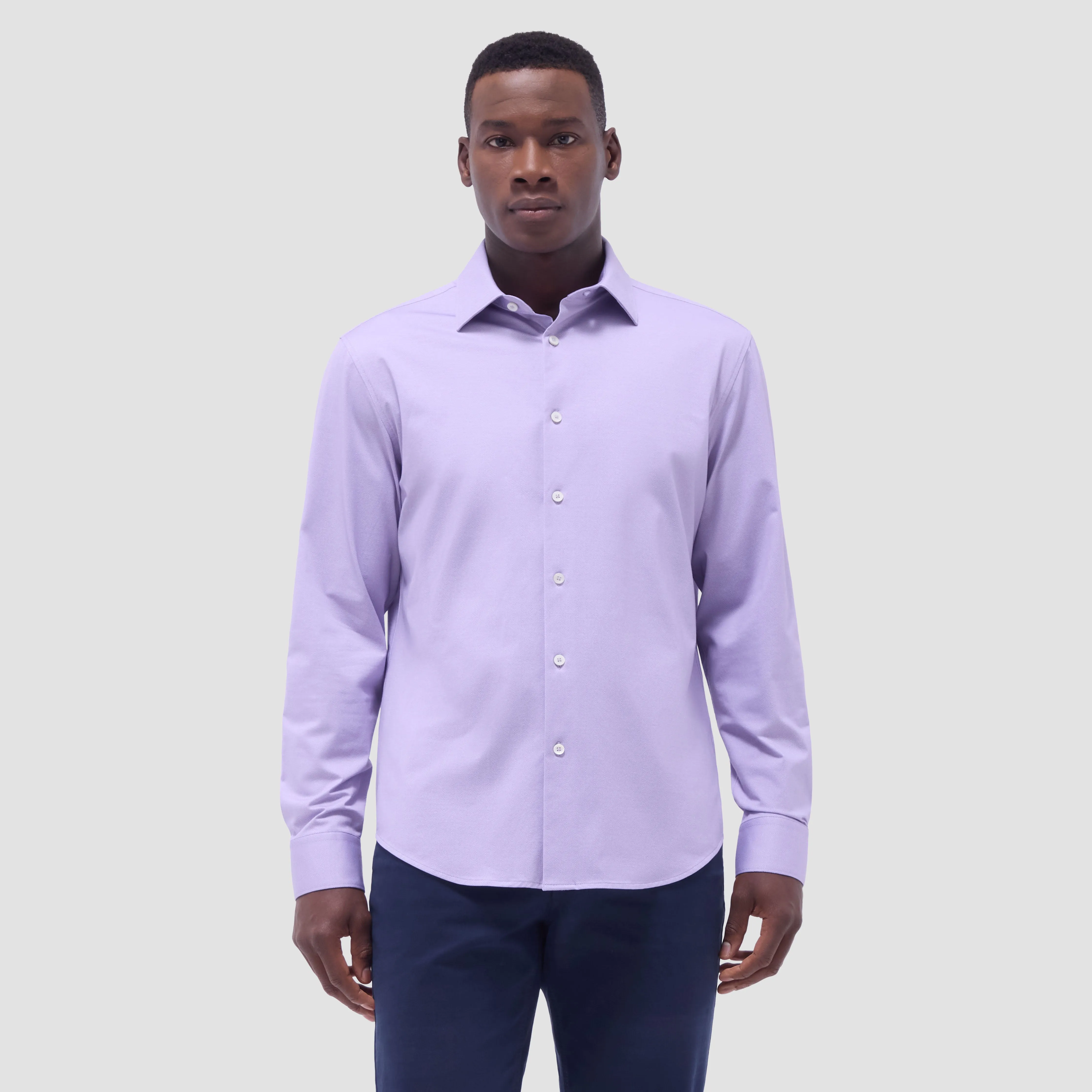 Jimmy Double-Sided Herringbone & Solid OoohCotton Shirt