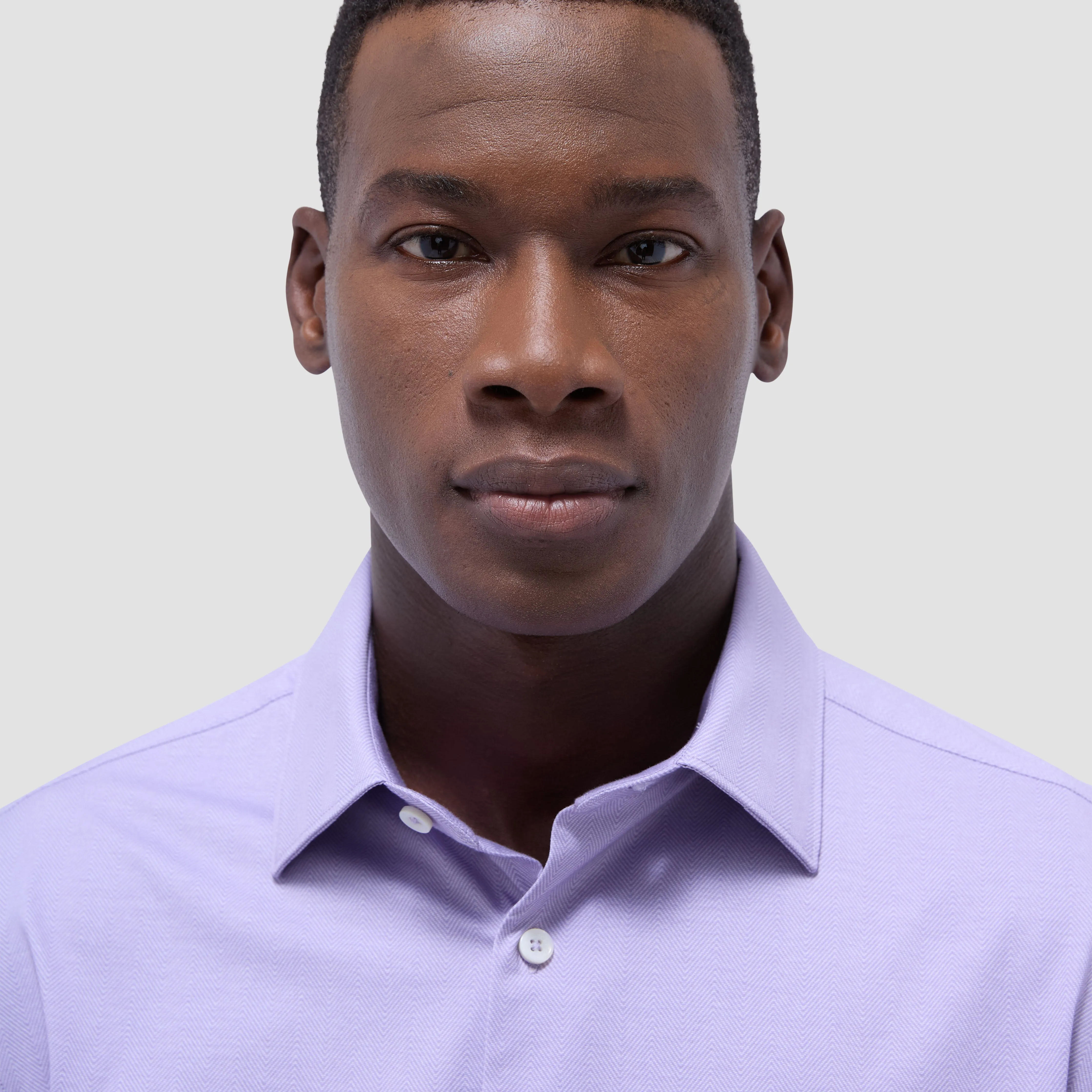 Jimmy Double-Sided Herringbone & Solid OoohCotton Shirt