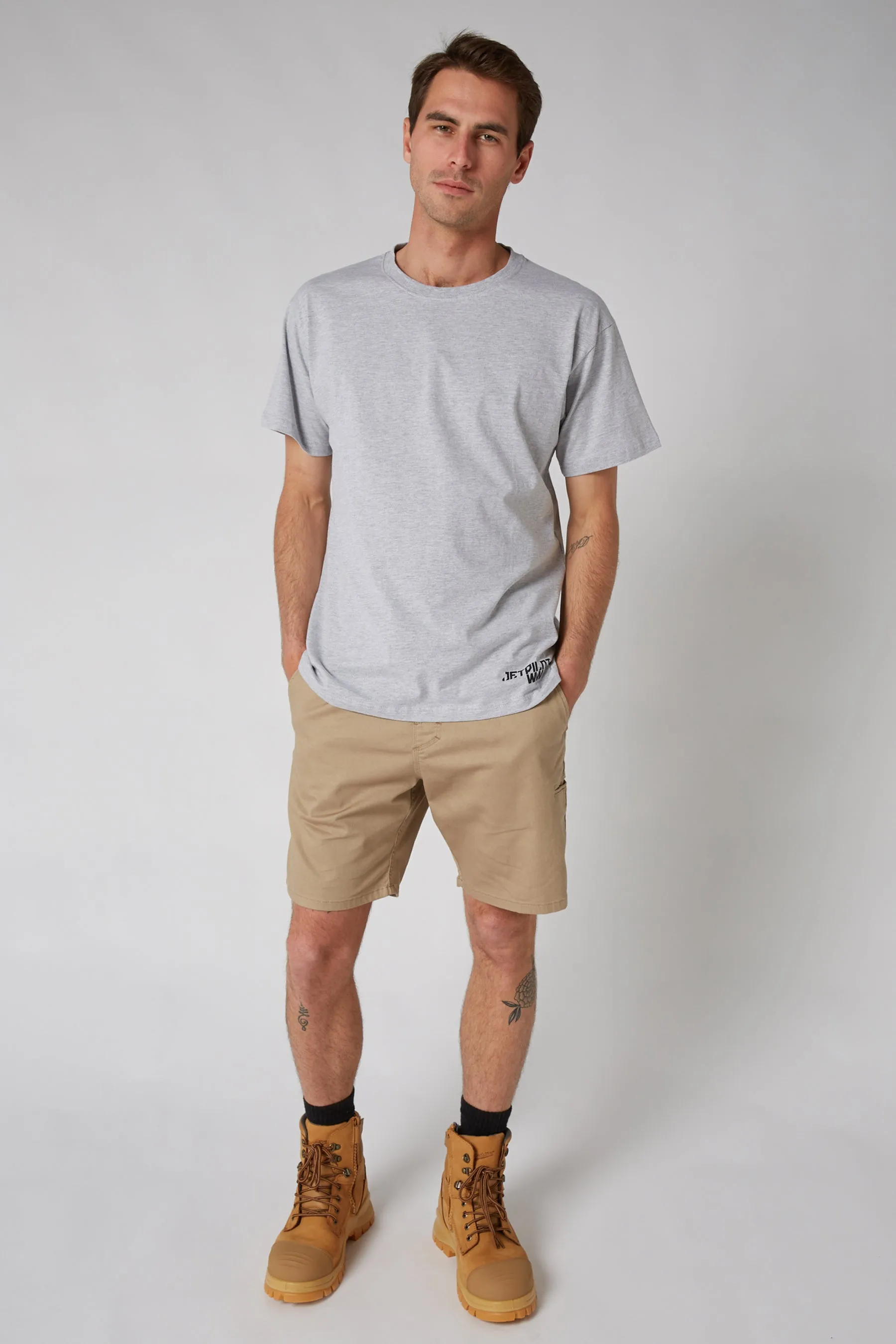 JP Fueled Low Hit Tee Mens - Ice Marle