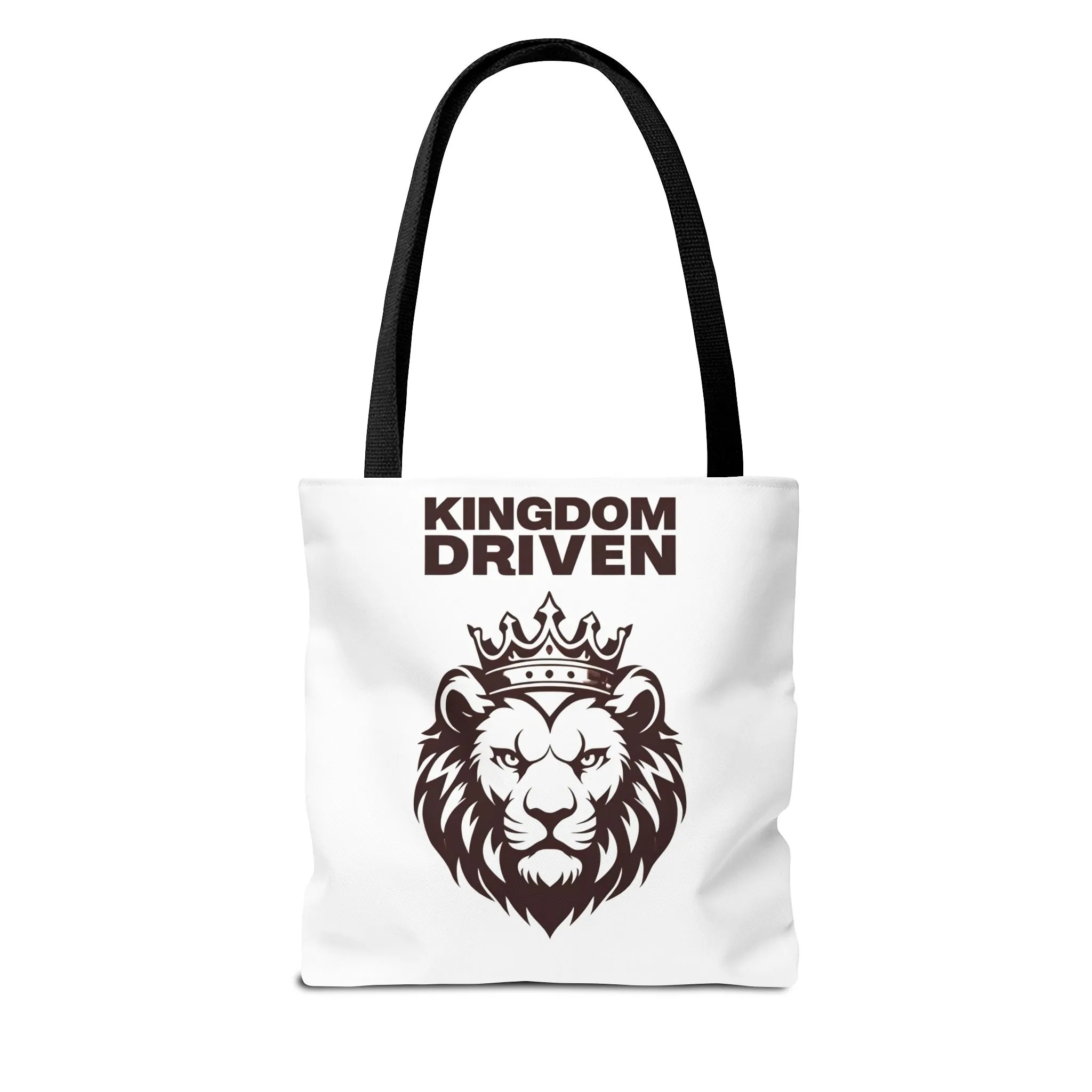 Kingdom Driven Lion Tote Bag – Durable Canvas Bag with Inspirational Design for Everyday Use