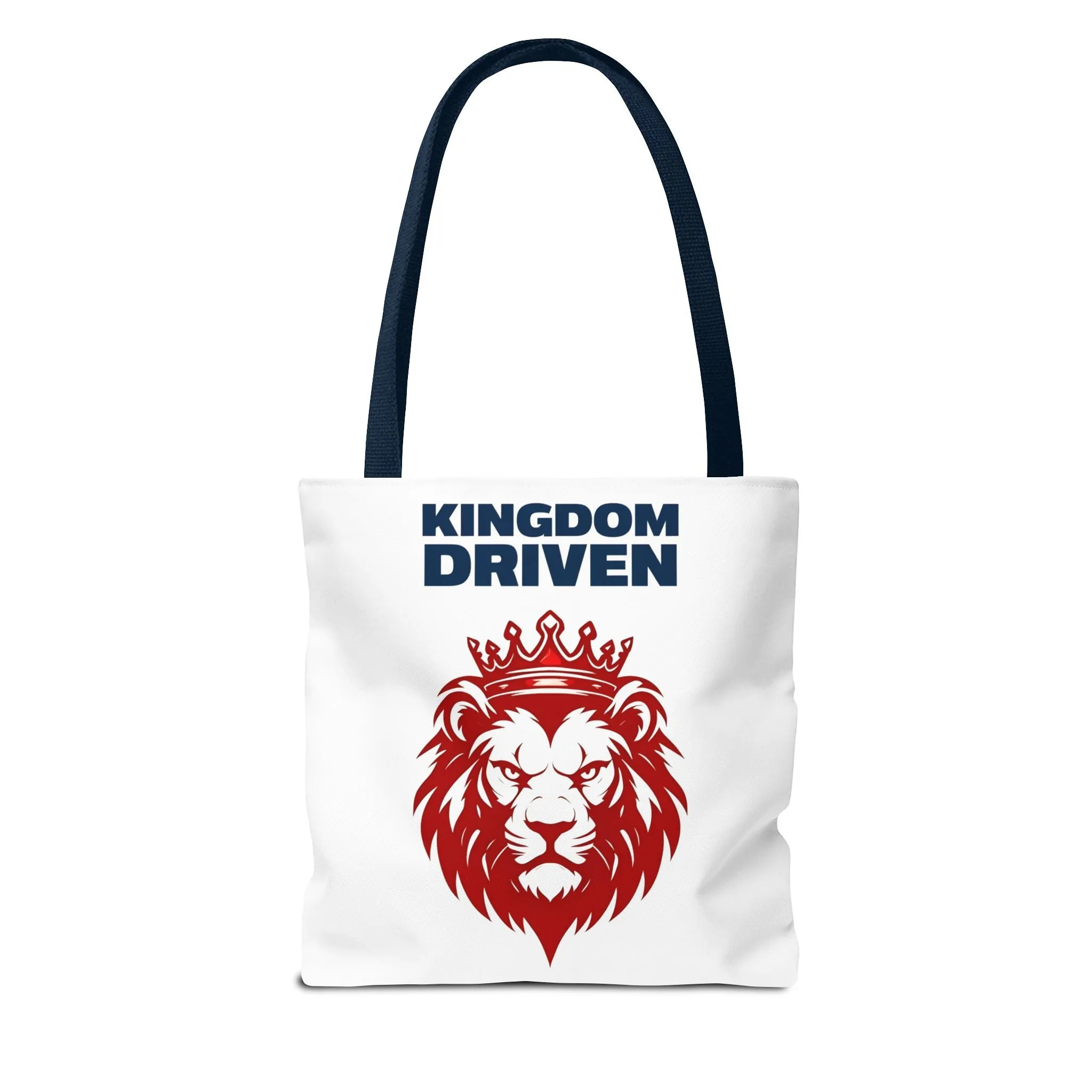 Kingdom Driven Lion Tote Bag – Durable Canvas Bag with Inspirational Design for Everyday Use