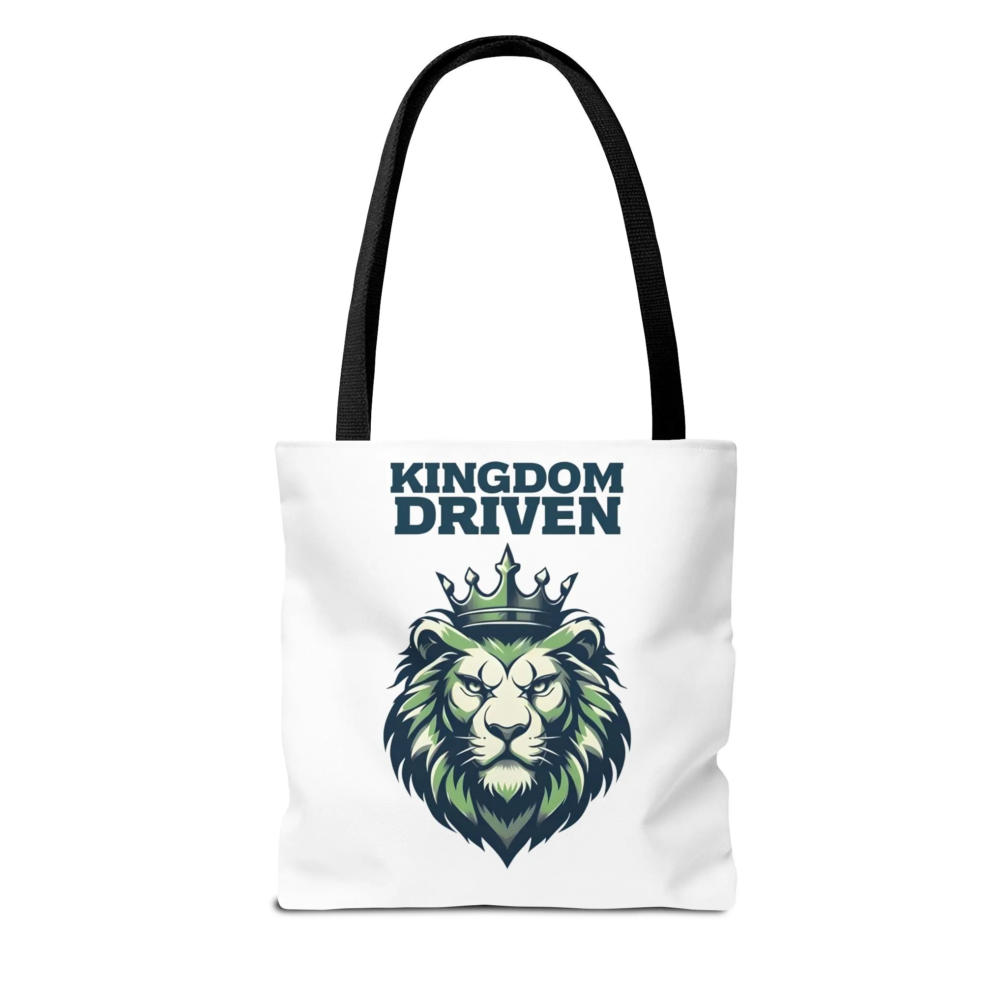 Kingdom Driven Lion Tote Bag – Durable Canvas Bag with Inspirational Design for Everyday Use