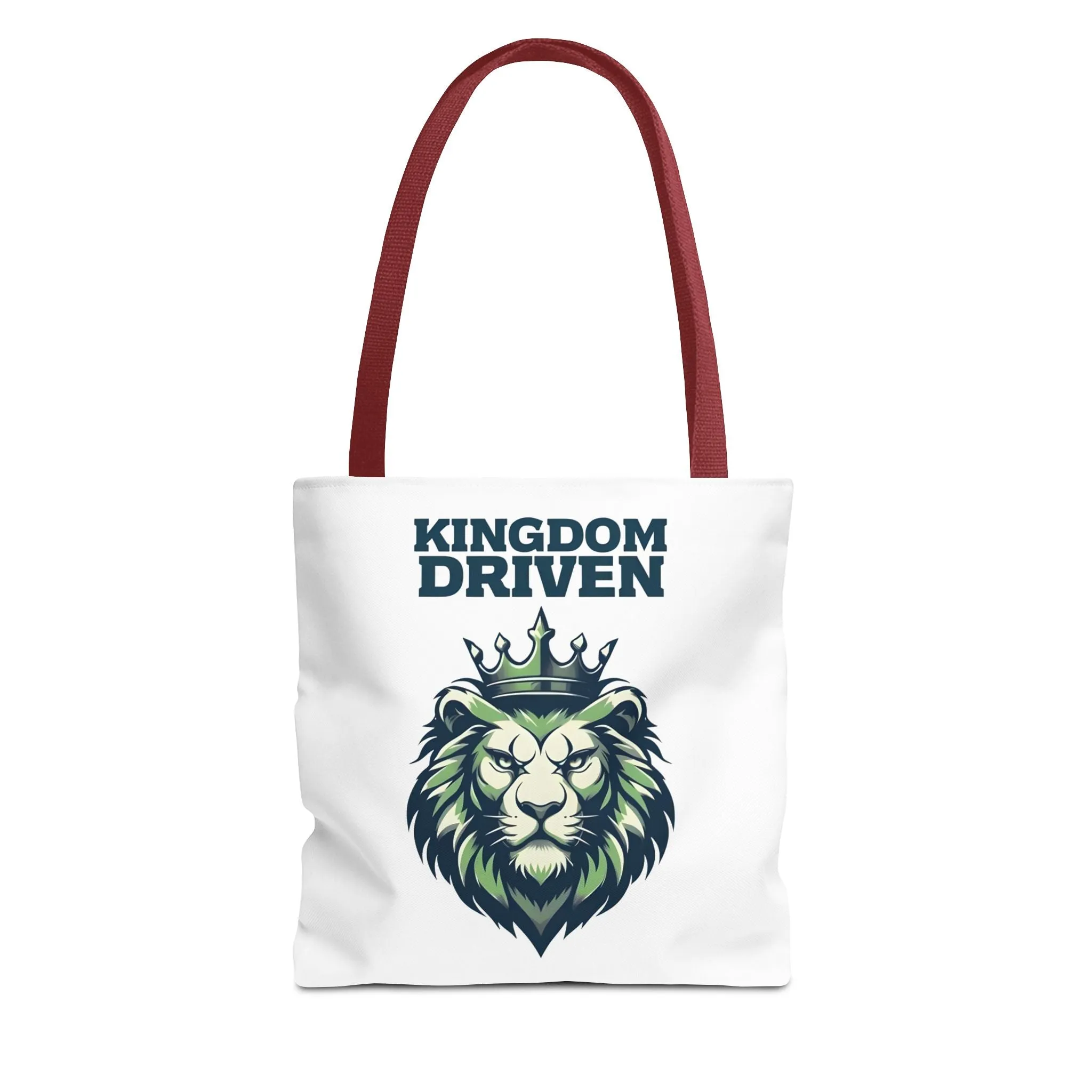 Kingdom Driven Lion Tote Bag – Durable Canvas Bag with Inspirational Design for Everyday Use
