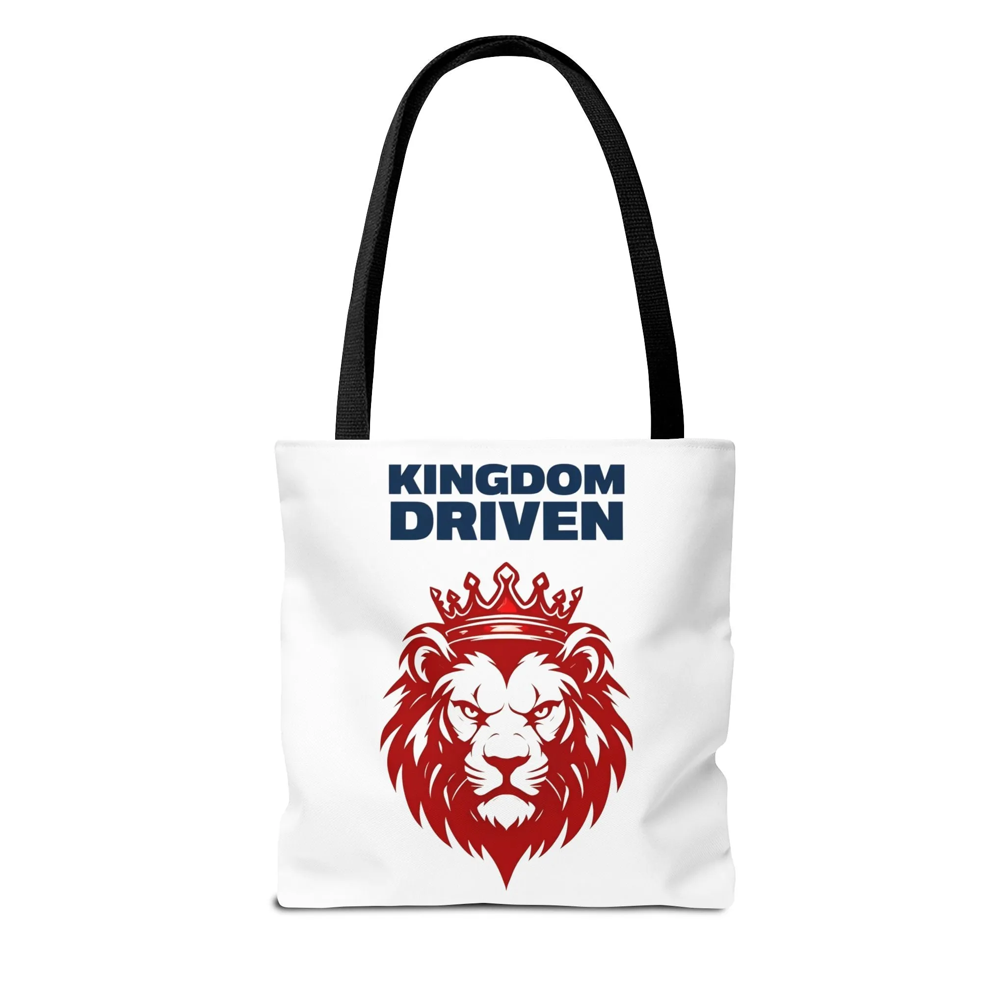 Kingdom Driven Lion Tote Bag – Durable Canvas Bag with Inspirational Design for Everyday Use