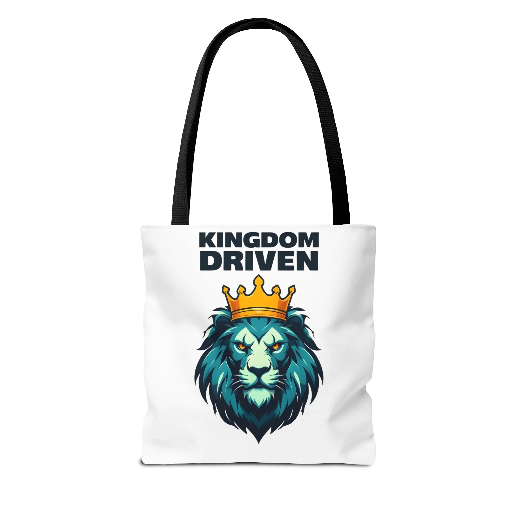 Kingdom Driven Lion Tote Bag – Durable Canvas Bag with Inspirational Design for Everyday Use