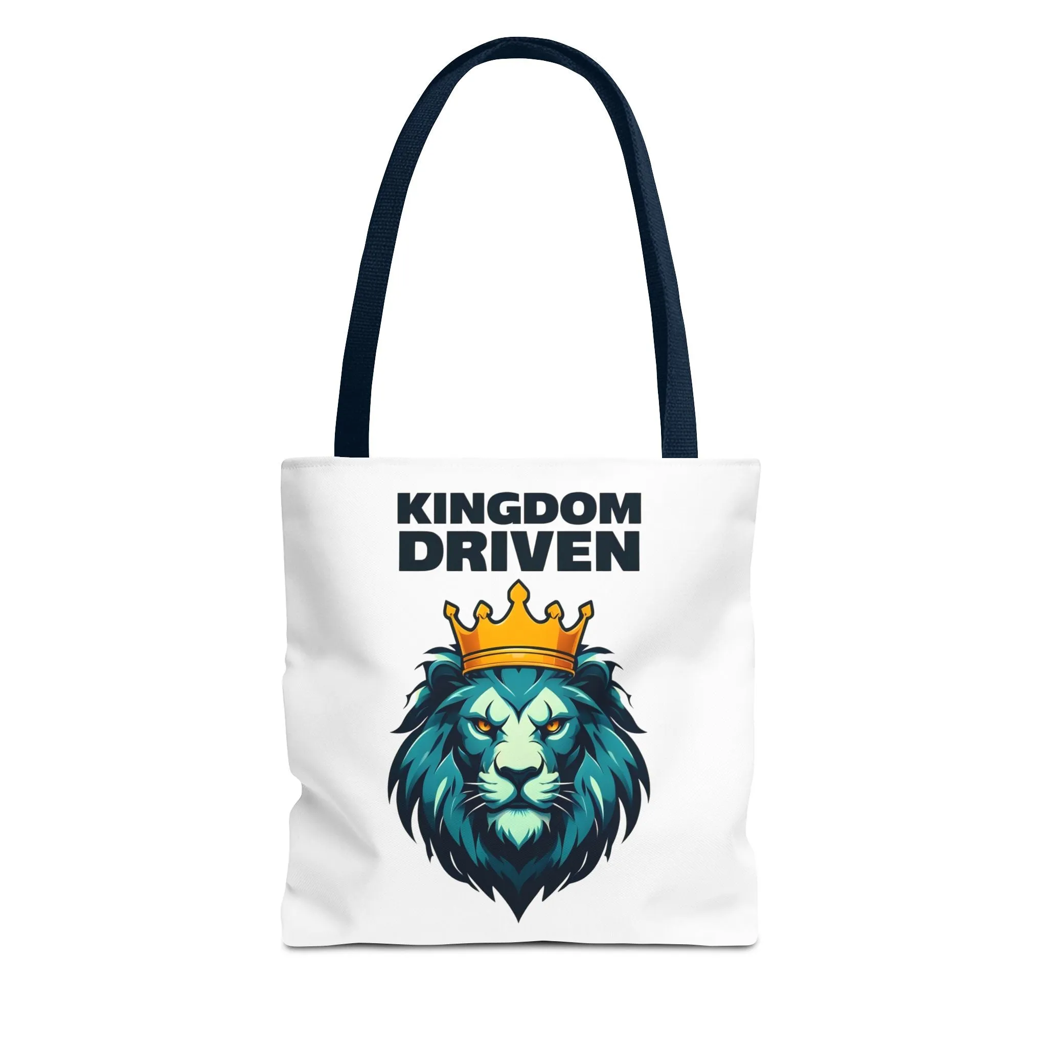 Kingdom Driven Lion Tote Bag – Durable Canvas Bag with Inspirational Design for Everyday Use