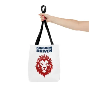 Kingdom Driven Lion Tote Bag – Durable Canvas Bag with Inspirational Design for Everyday Use