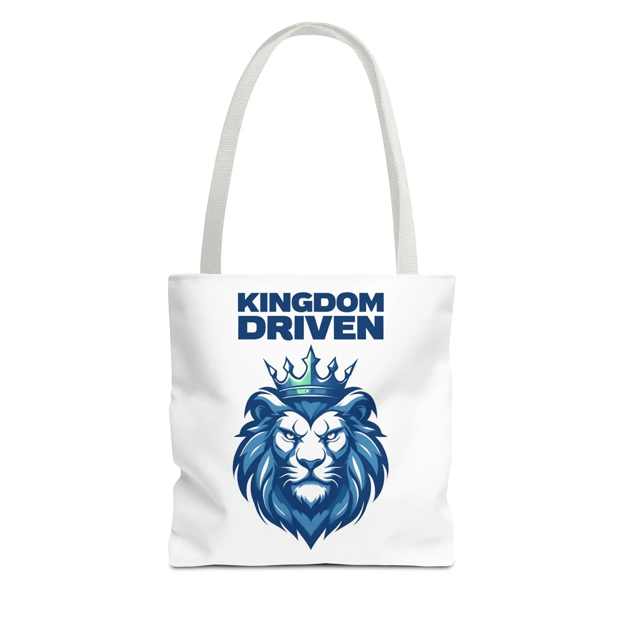 Kingdom Driven Lion Tote Bag – Durable Canvas Bag with Inspirational Design for Everyday Use