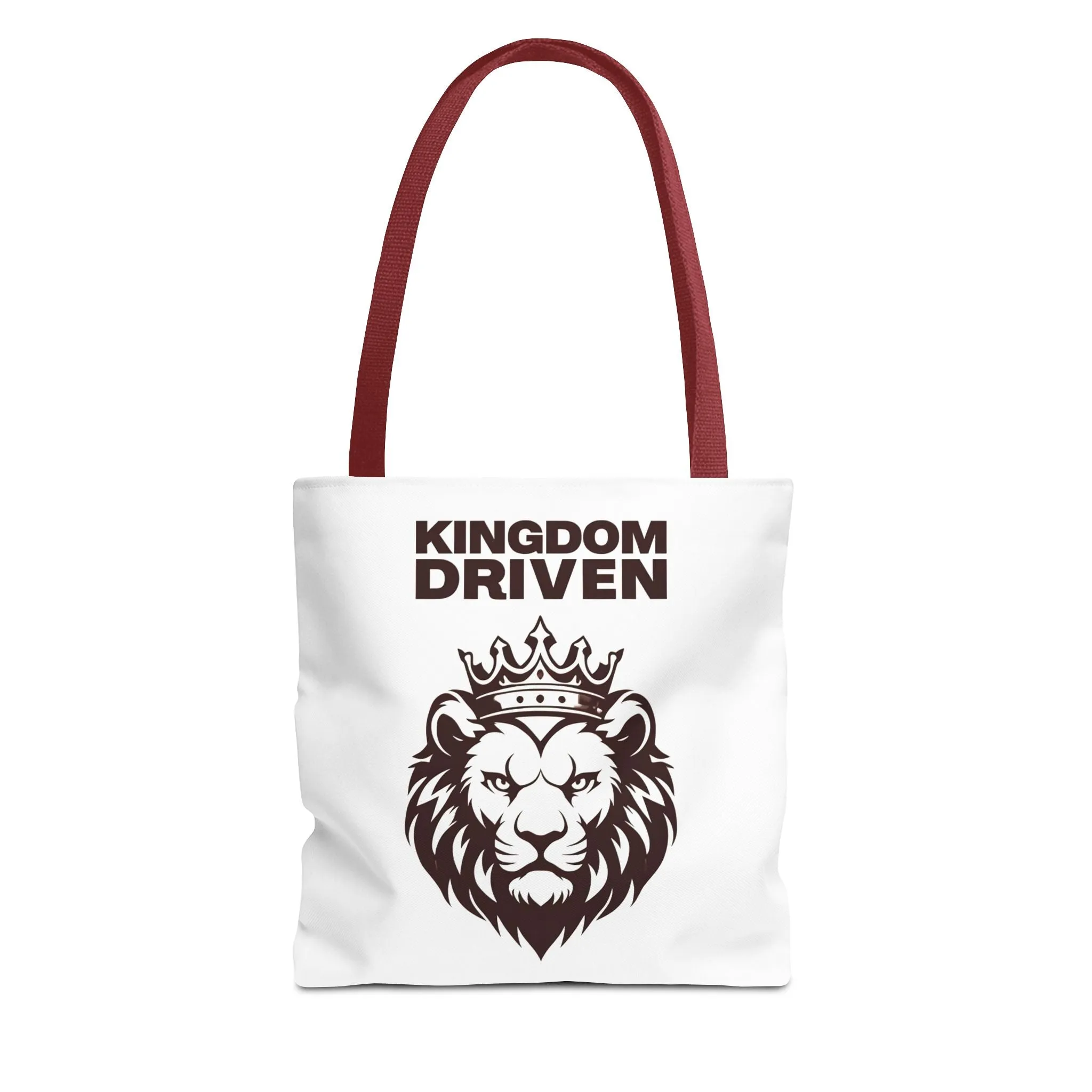 Kingdom Driven Lion Tote Bag – Durable Canvas Bag with Inspirational Design for Everyday Use