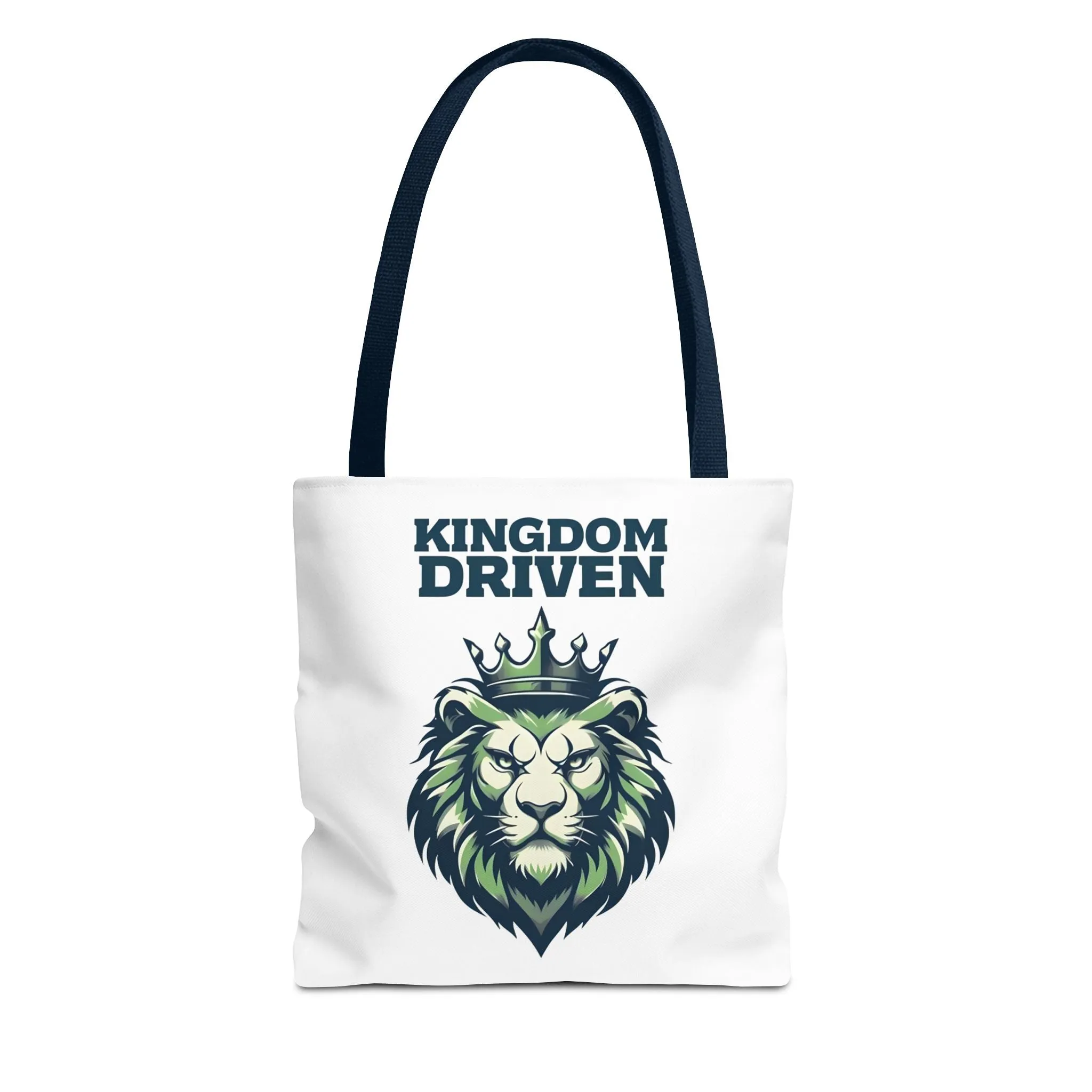 Kingdom Driven Lion Tote Bag – Durable Canvas Bag with Inspirational Design for Everyday Use