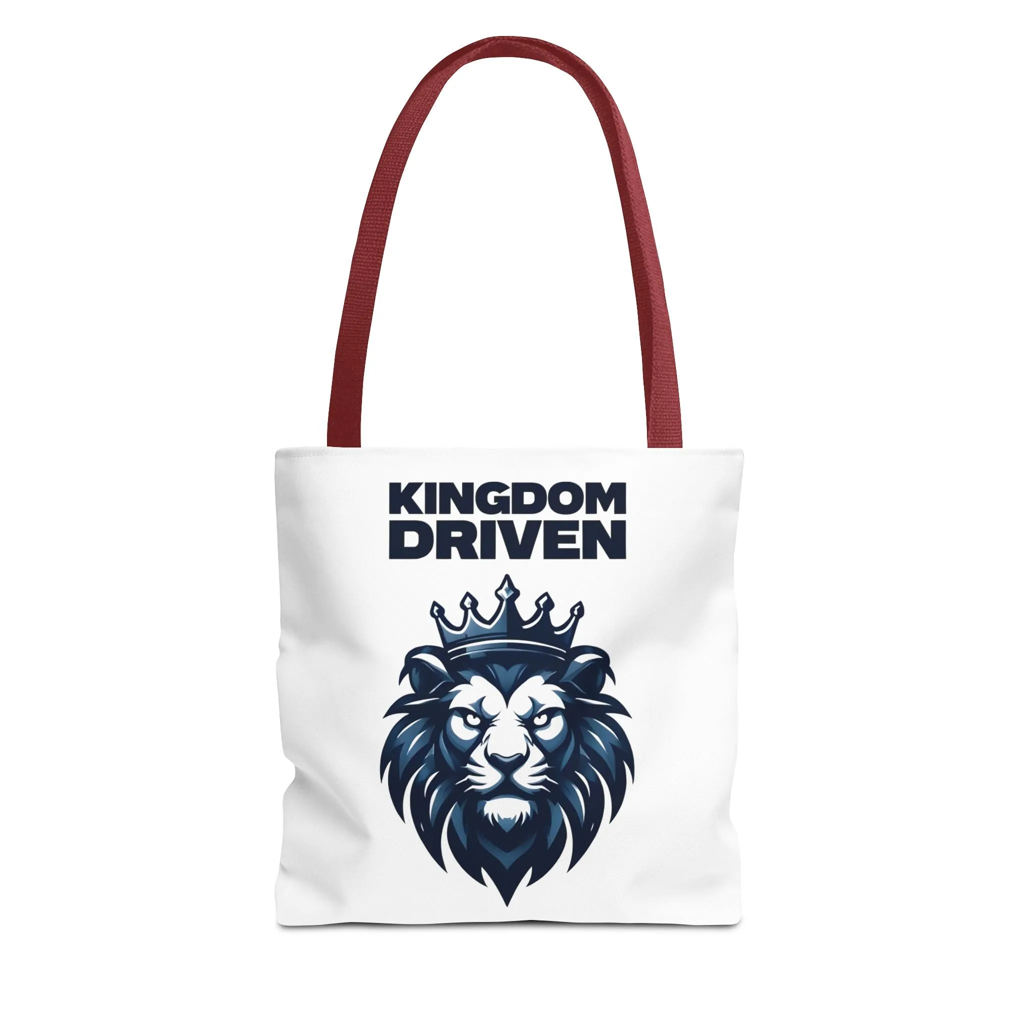 Kingdom Driven Lion Tote Bag – Durable Canvas Bag with Inspirational Design for Everyday Use