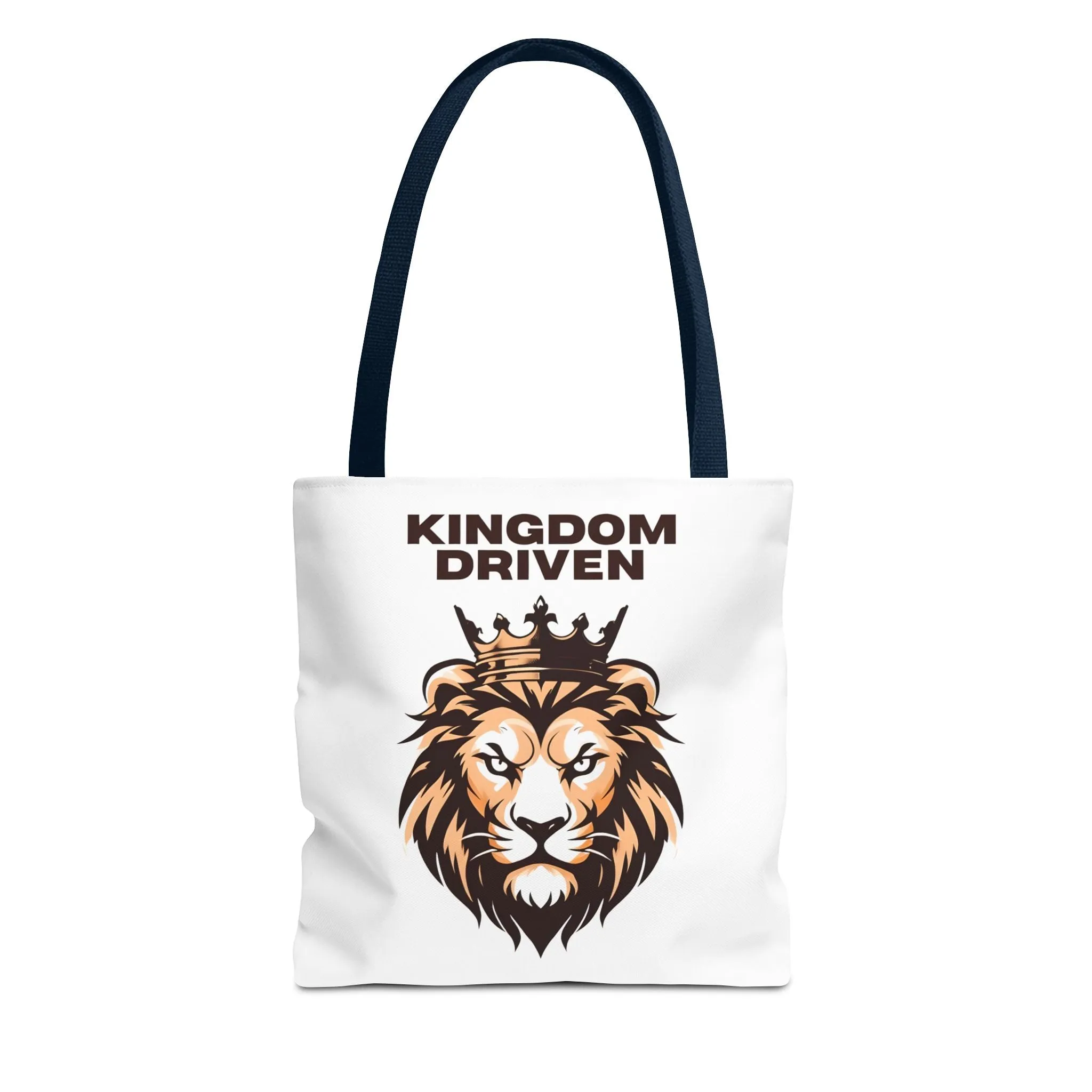 Kingdom Driven Lion Tote Bag – Durable Canvas Bag with Inspirational Design for Everyday Use