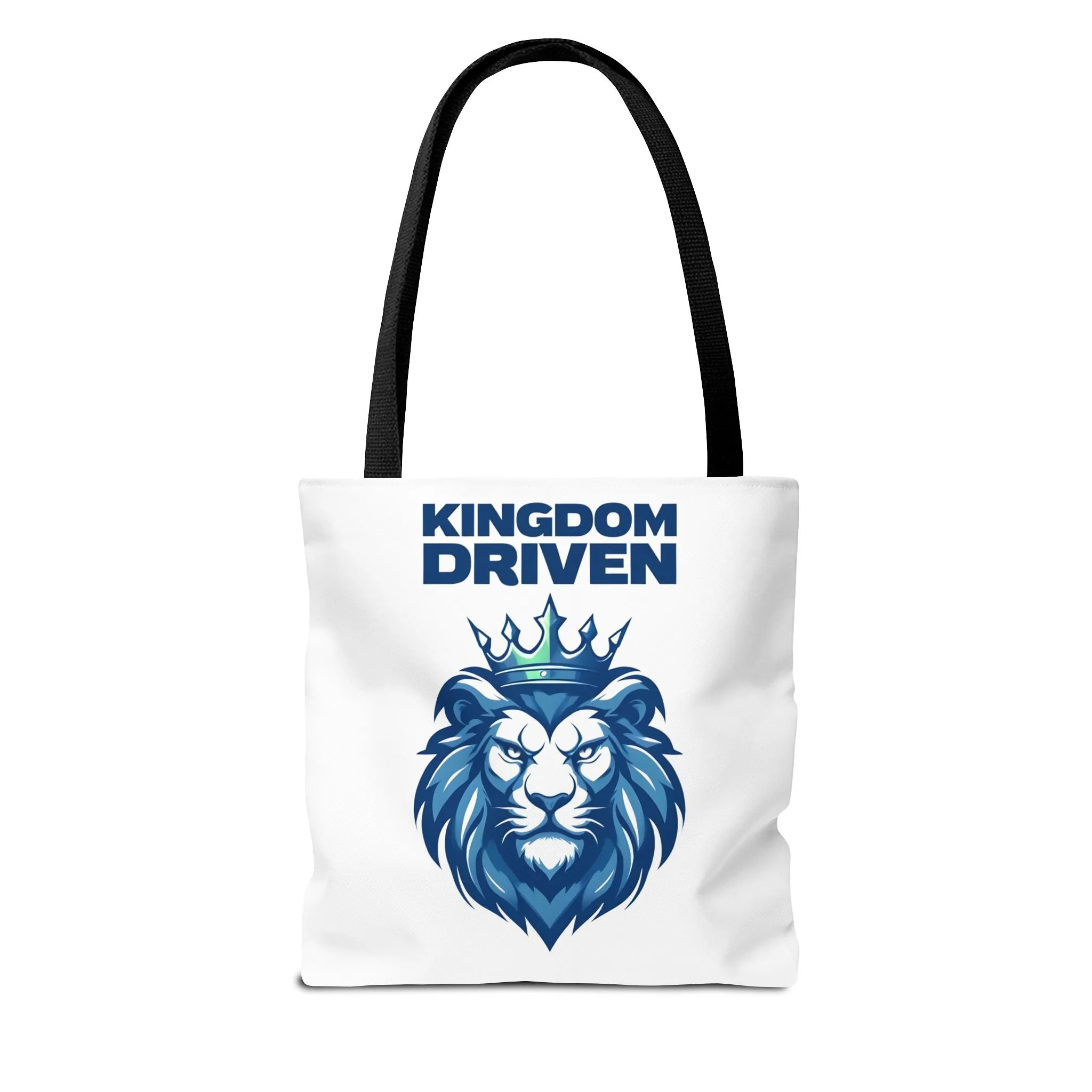Kingdom Driven Lion Tote Bag – Durable Canvas Bag with Inspirational Design for Everyday Use
