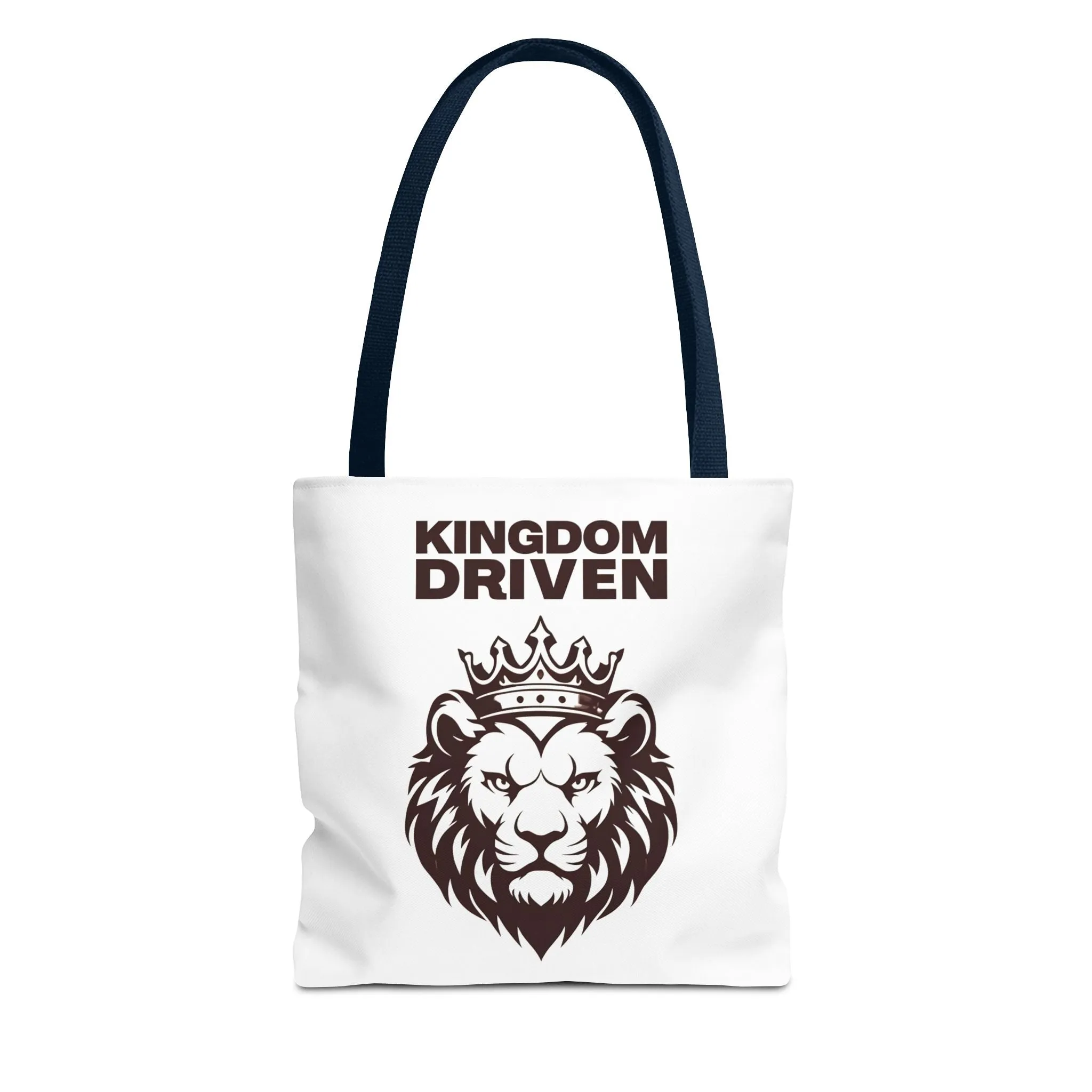 Kingdom Driven Lion Tote Bag – Durable Canvas Bag with Inspirational Design for Everyday Use
