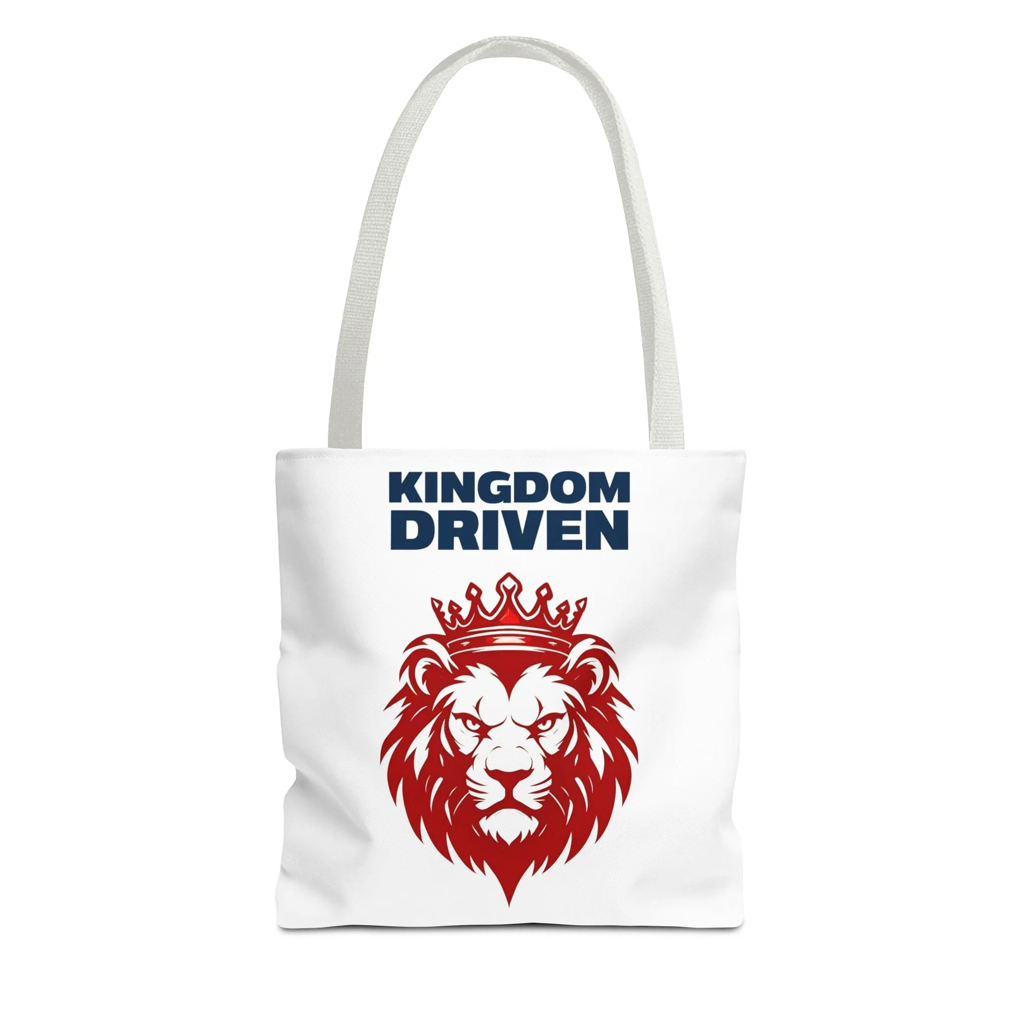 Kingdom Driven Lion Tote Bag – Durable Canvas Bag with Inspirational Design for Everyday Use