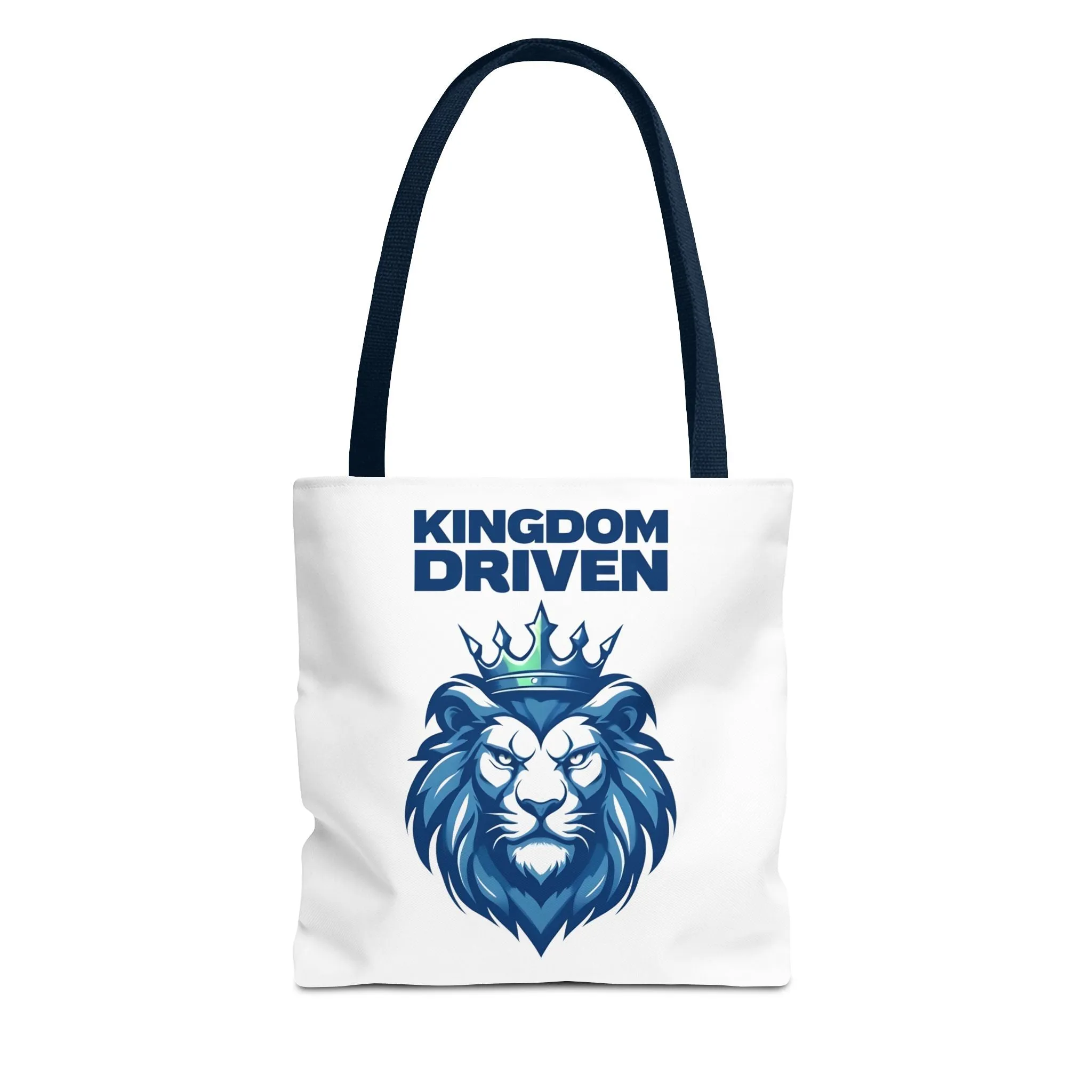 Kingdom Driven Lion Tote Bag – Durable Canvas Bag with Inspirational Design for Everyday Use