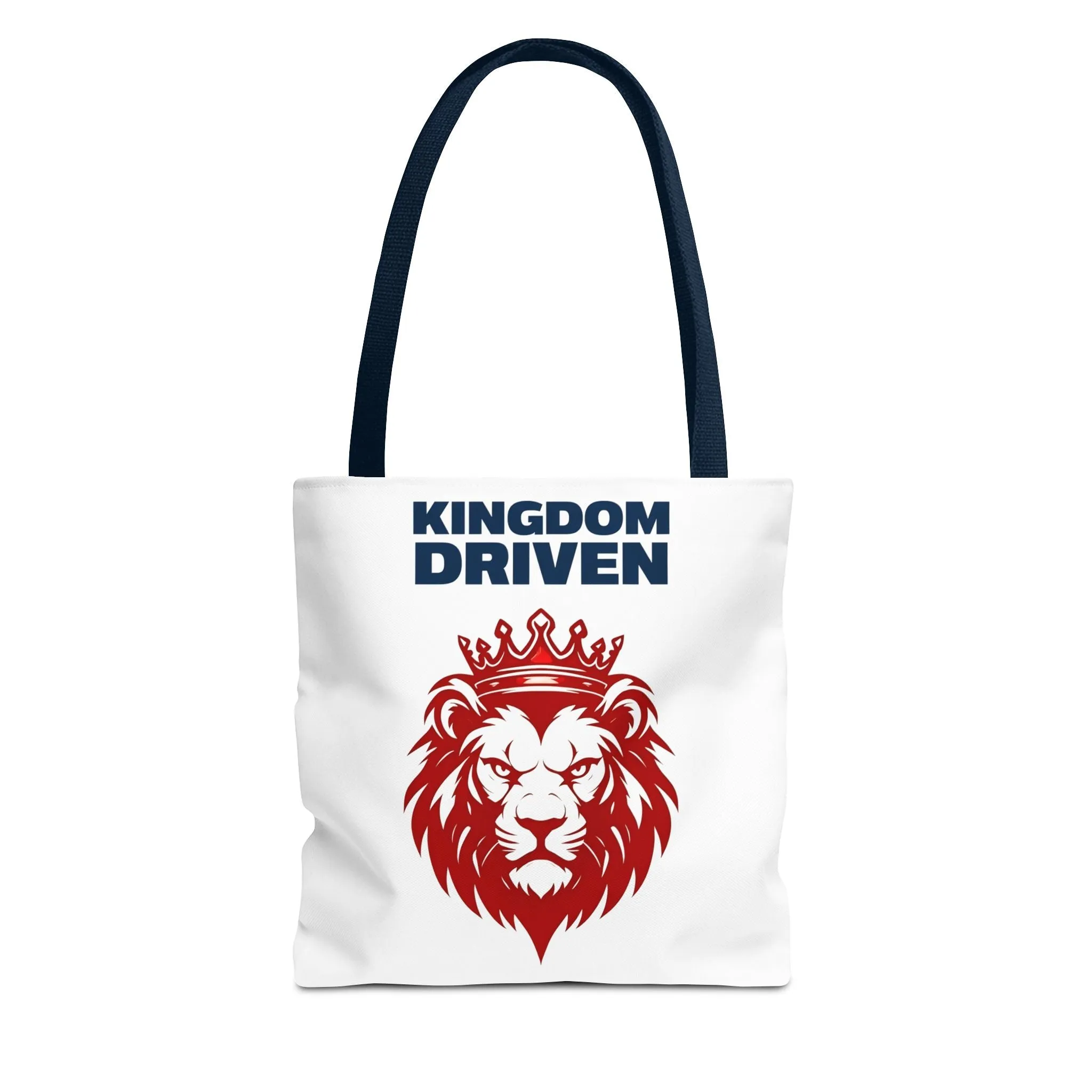 Kingdom Driven Lion Tote Bag – Durable Canvas Bag with Inspirational Design for Everyday Use