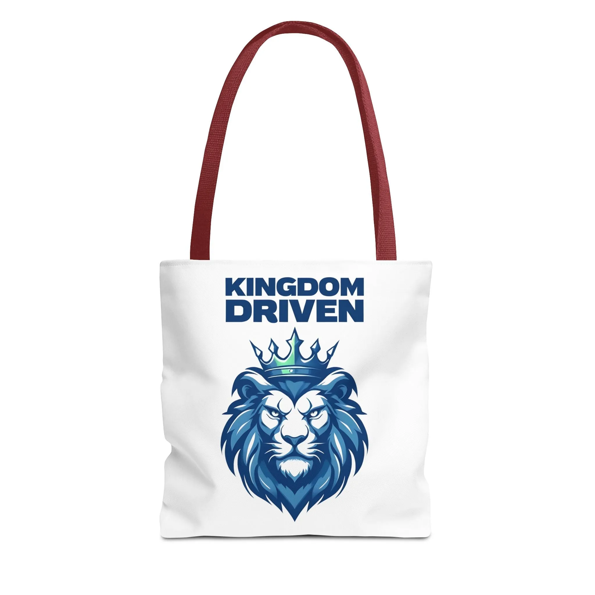 Kingdom Driven Lion Tote Bag – Durable Canvas Bag with Inspirational Design for Everyday Use