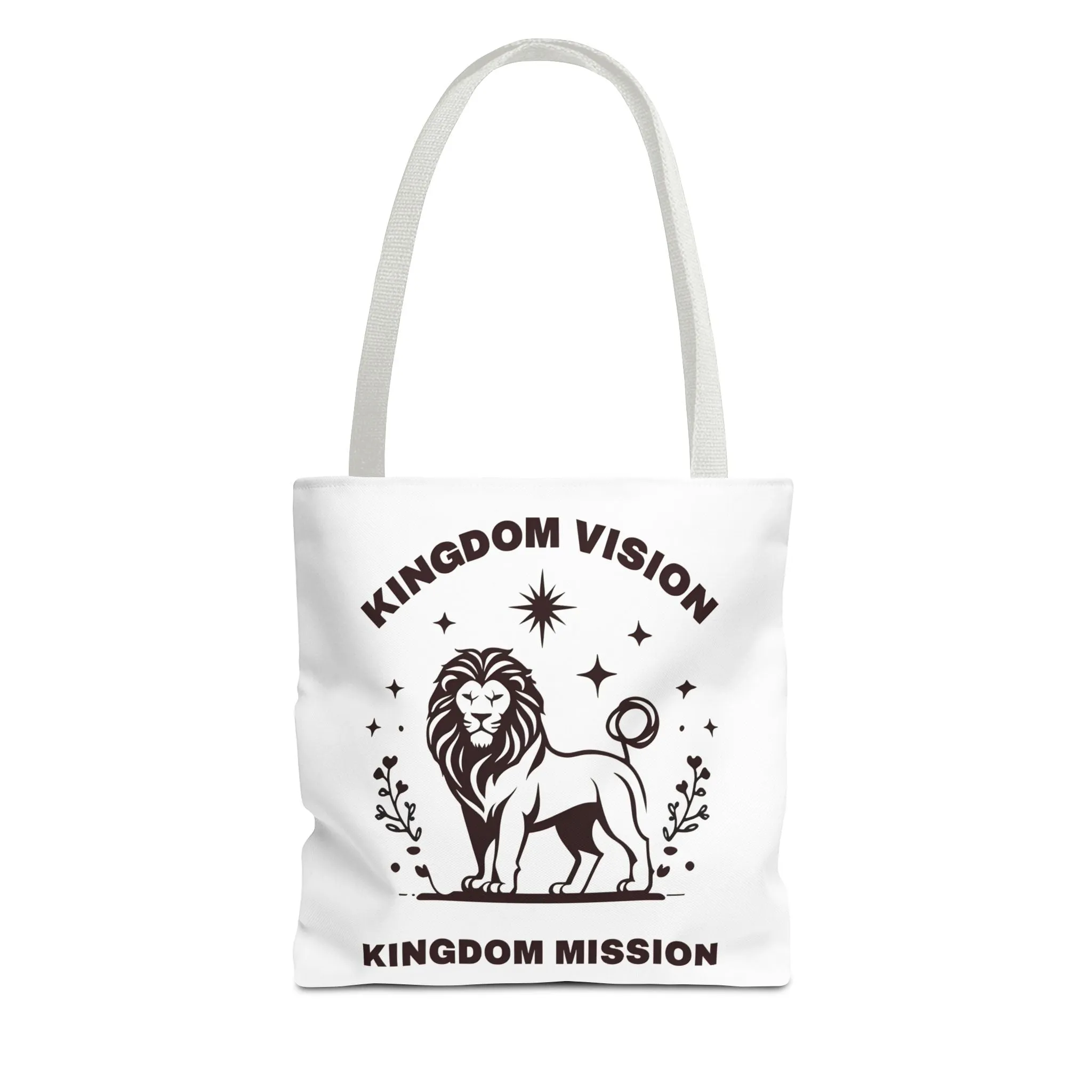 Kingdom Vision Lion Tote Bag – Durable Canvas Bag with Bold & Empowering Design