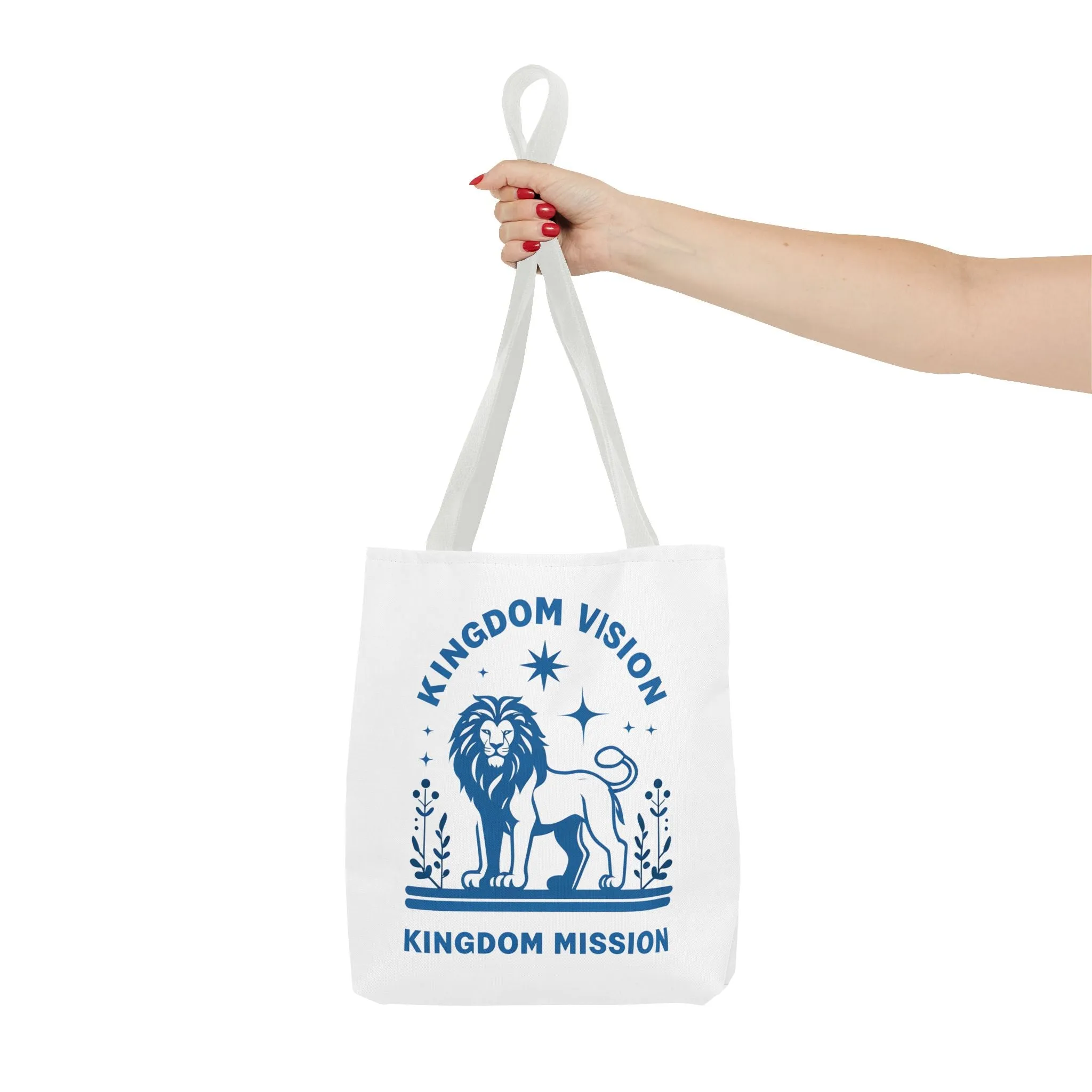 Kingdom Vision Lion Tote Bag – Durable Canvas Bag with Bold & Empowering Design