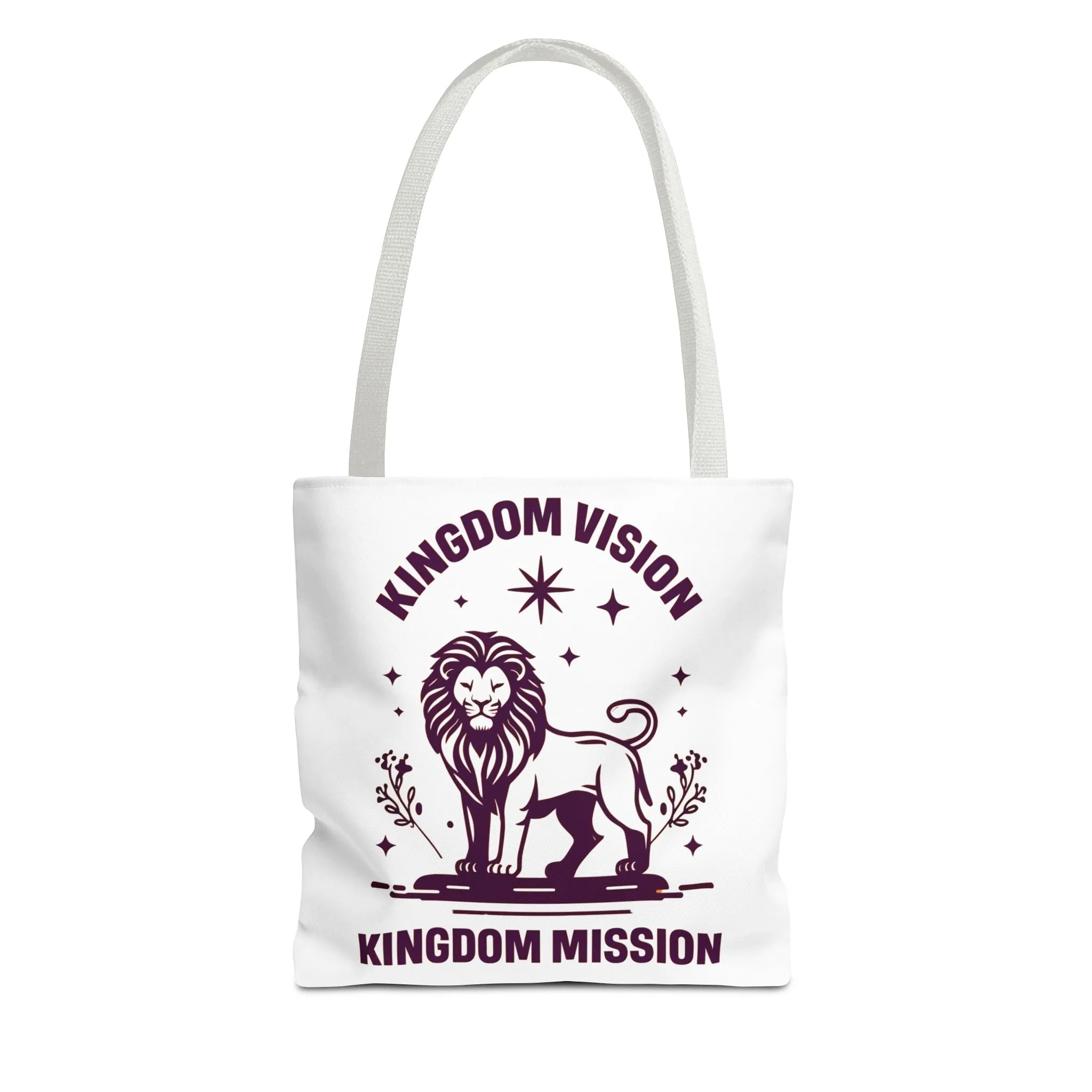 Kingdom Vision Lion Tote Bag – Durable Canvas Bag with Bold & Empowering Design