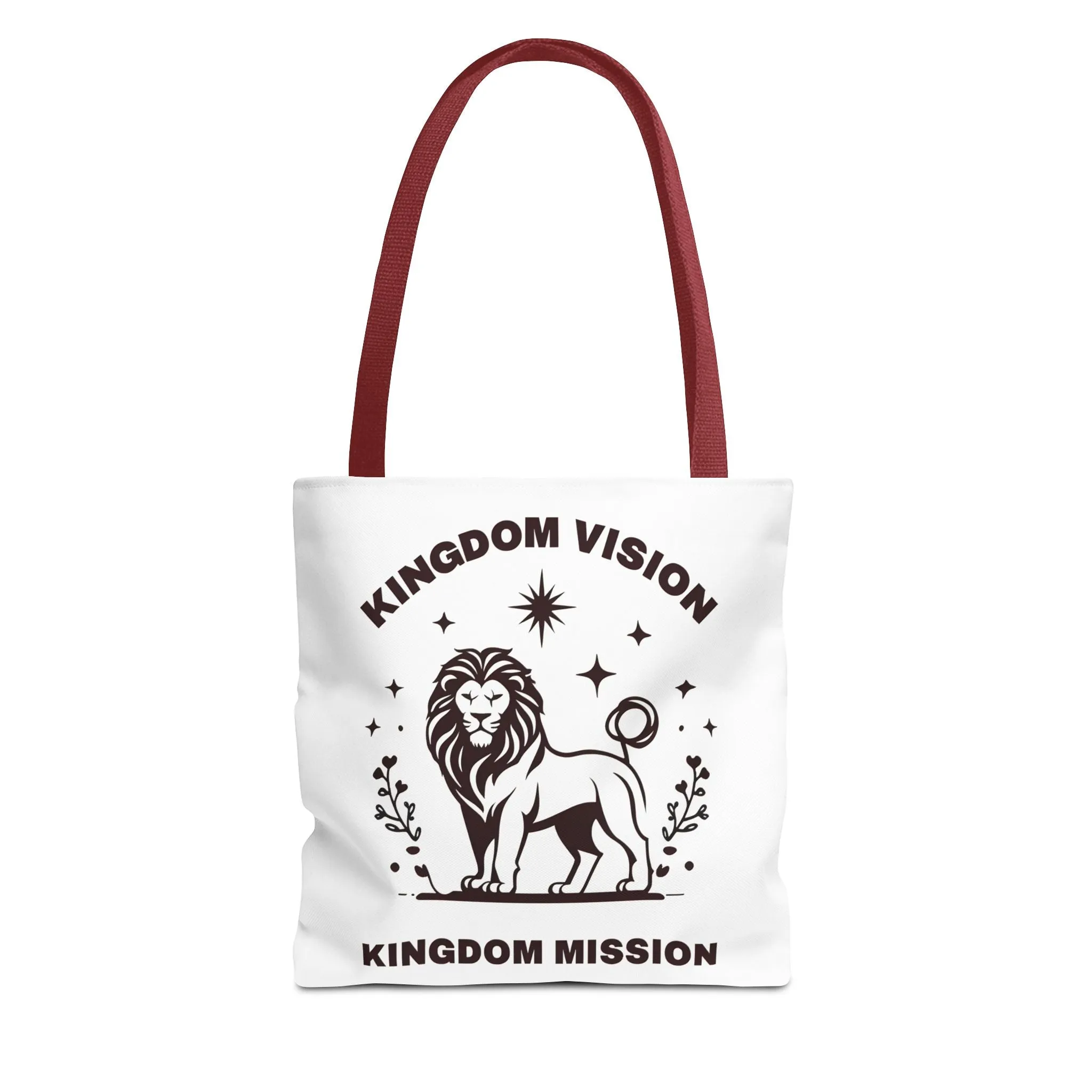 Kingdom Vision Lion Tote Bag – Durable Canvas Bag with Bold & Empowering Design