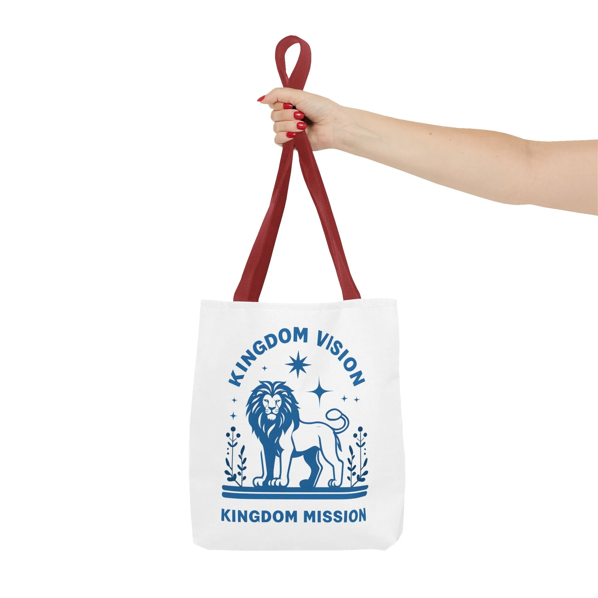 Kingdom Vision Lion Tote Bag – Durable Canvas Bag with Bold & Empowering Design