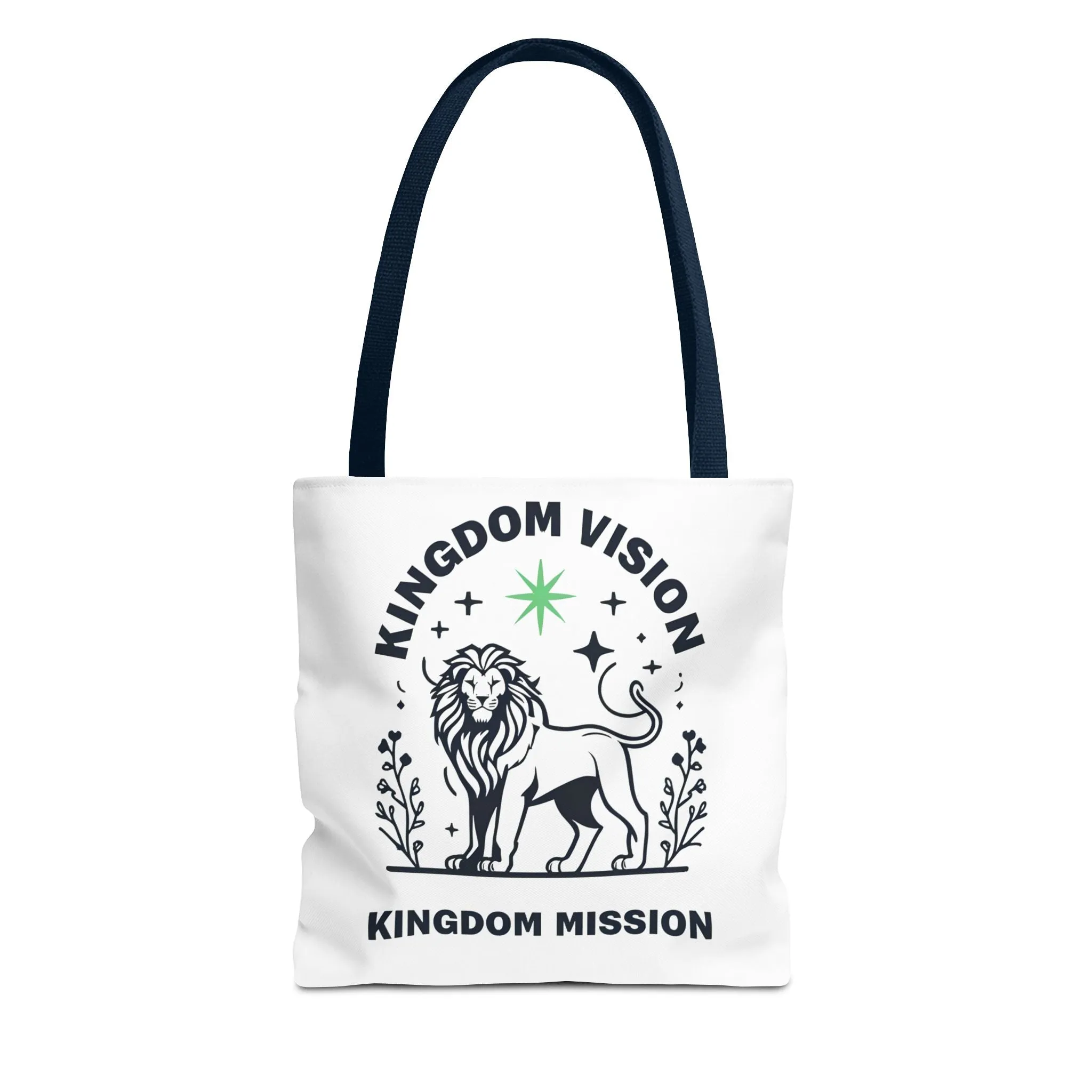 Kingdom Vision Lion Tote Bag – Durable Canvas Bag with Bold & Empowering Design
