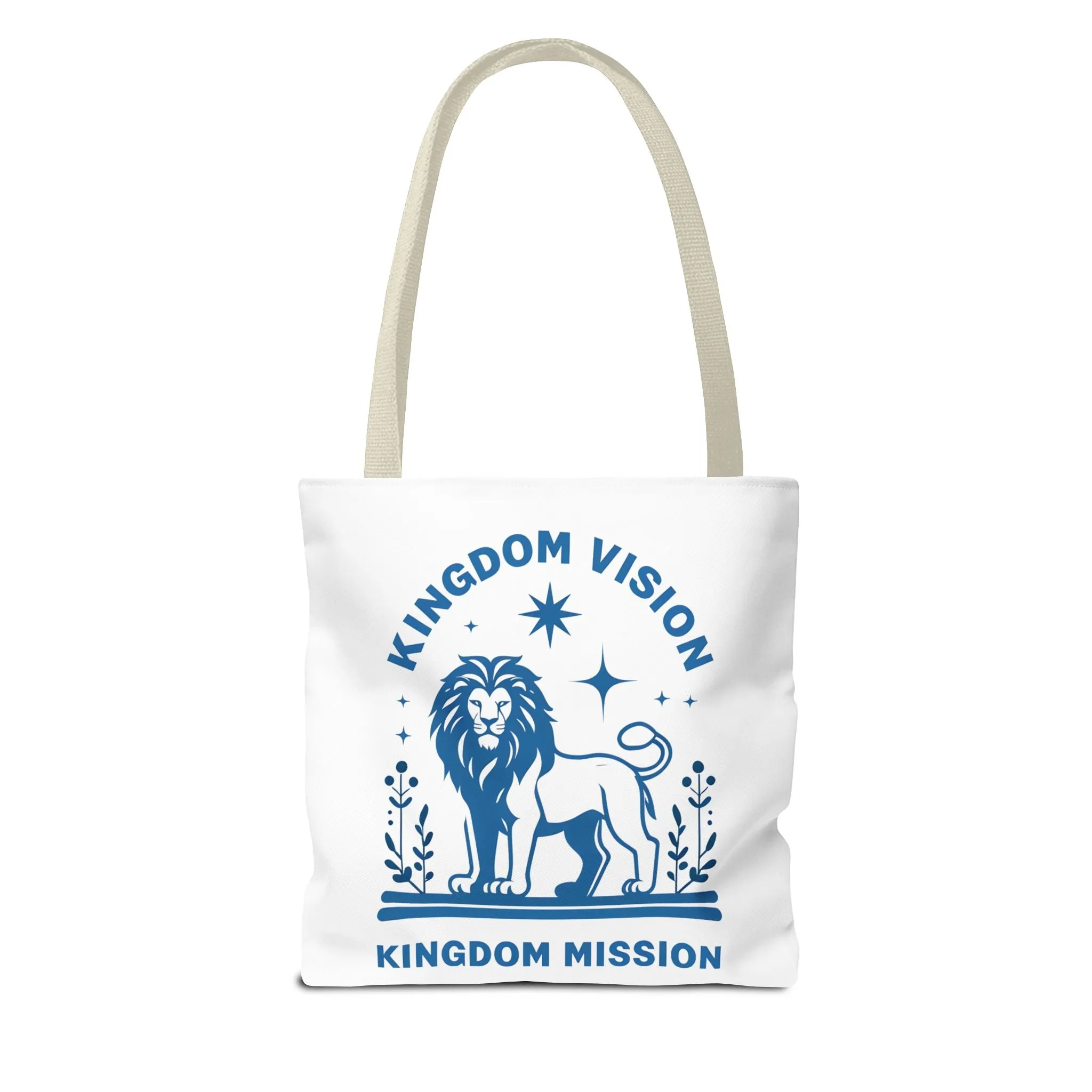 Kingdom Vision Lion Tote Bag – Durable Canvas Bag with Bold & Empowering Design