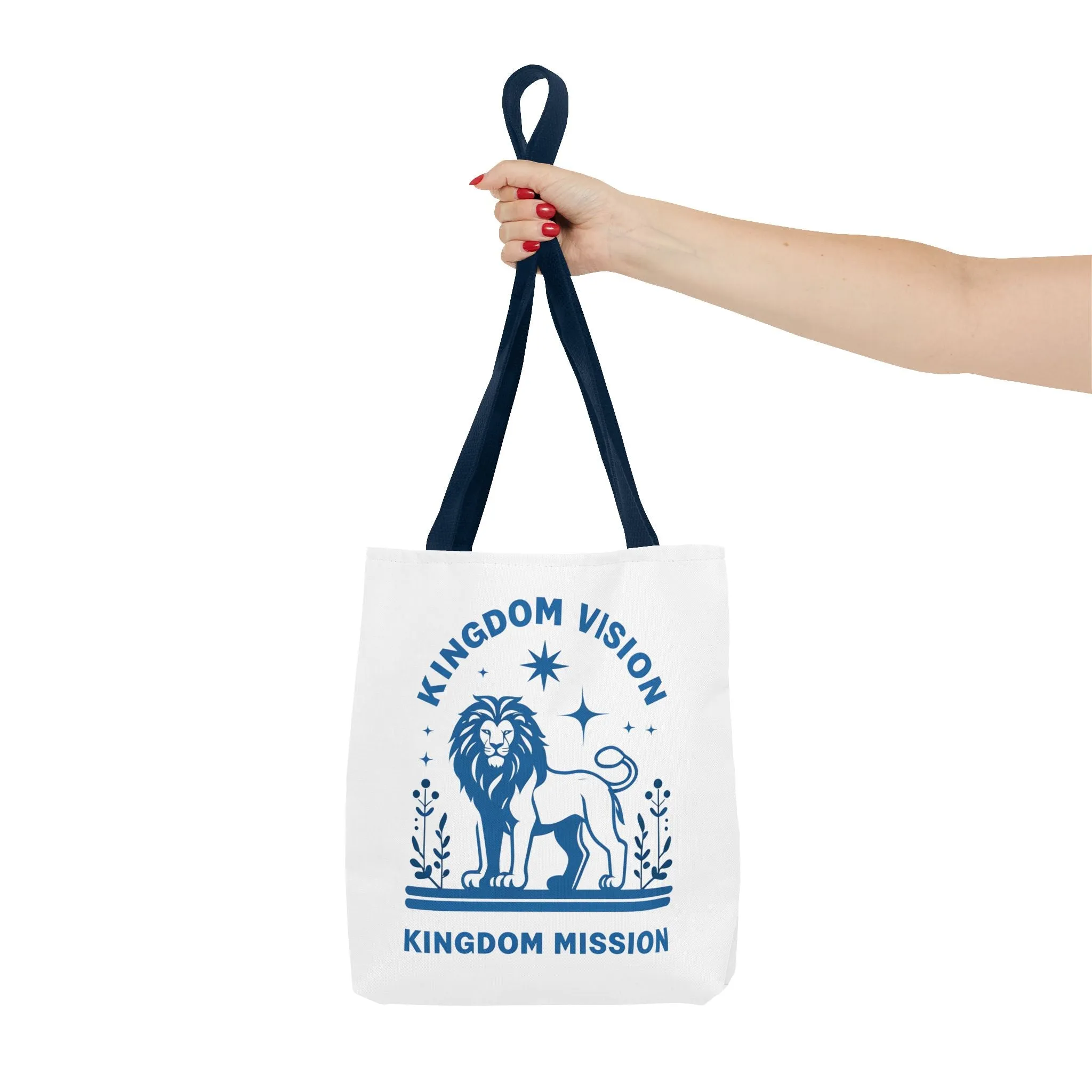 Kingdom Vision Lion Tote Bag – Durable Canvas Bag with Bold & Empowering Design