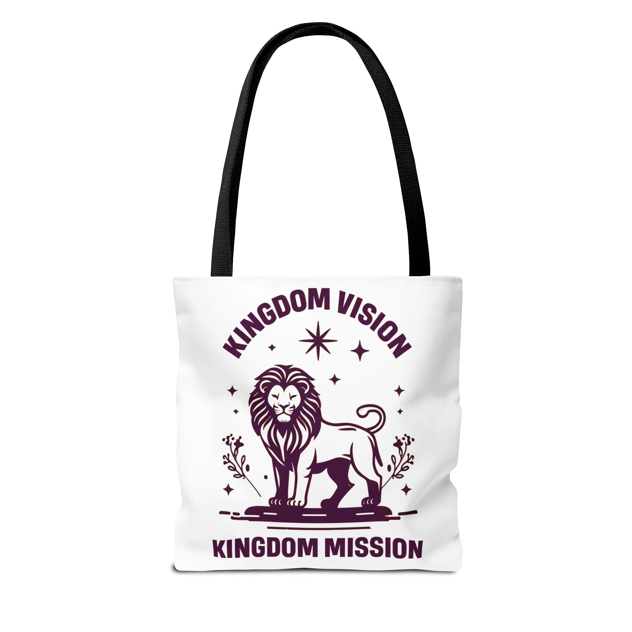 Kingdom Vision Lion Tote Bag – Durable Canvas Bag with Bold & Empowering Design