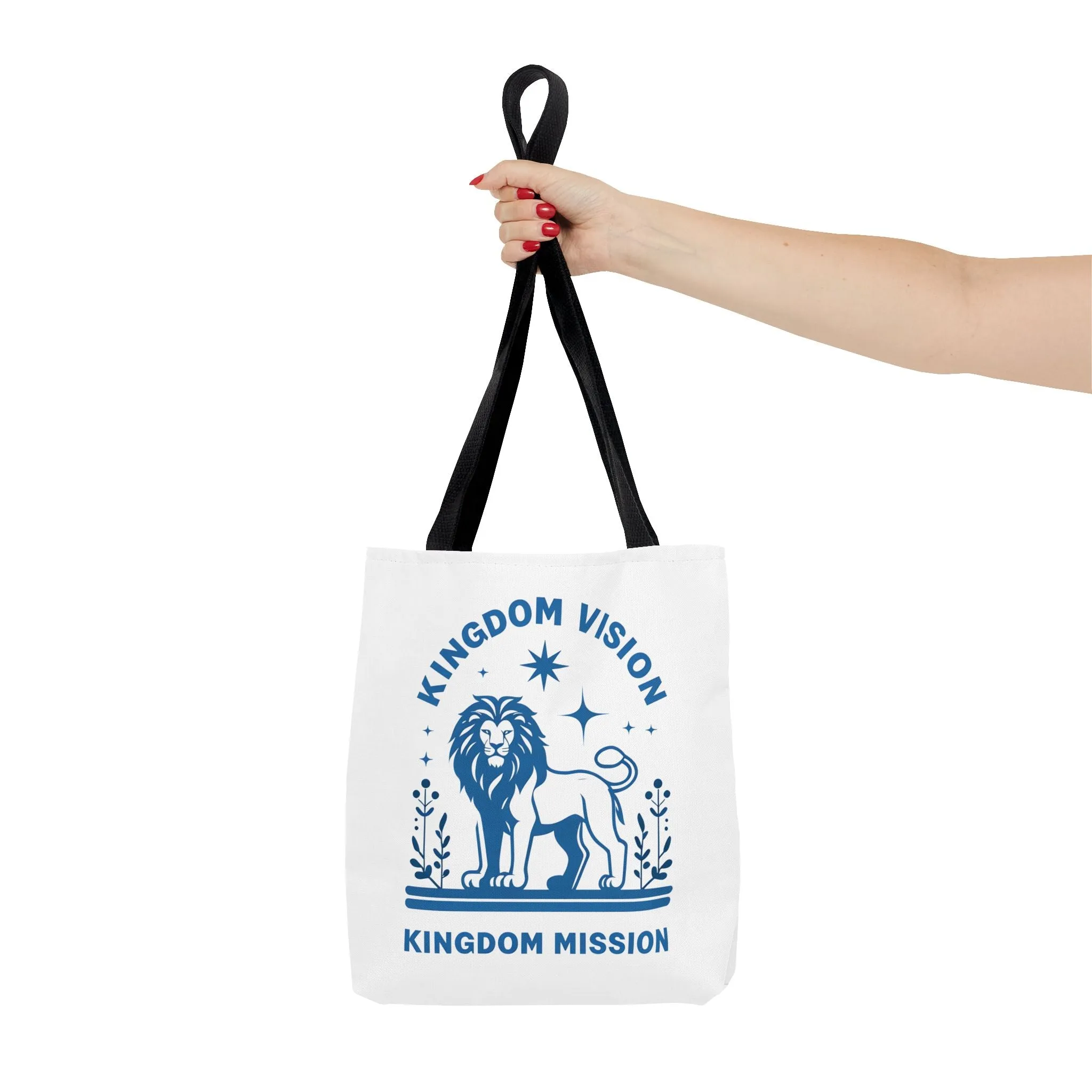 Kingdom Vision Lion Tote Bag – Durable Canvas Bag with Bold & Empowering Design