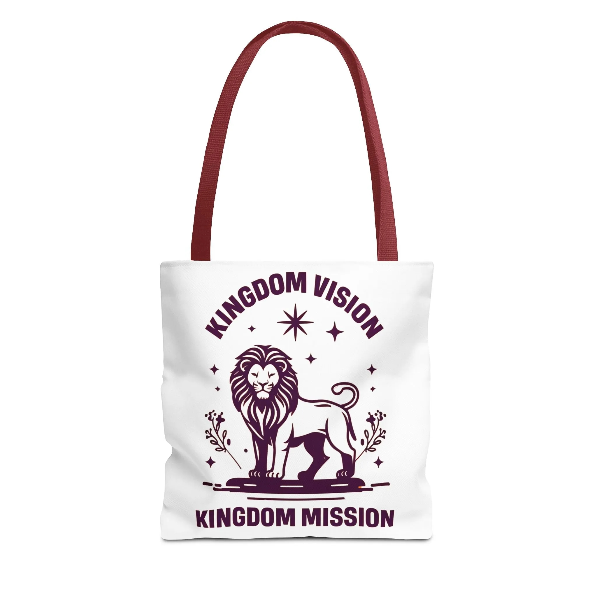 Kingdom Vision Lion Tote Bag – Durable Canvas Bag with Bold & Empowering Design
