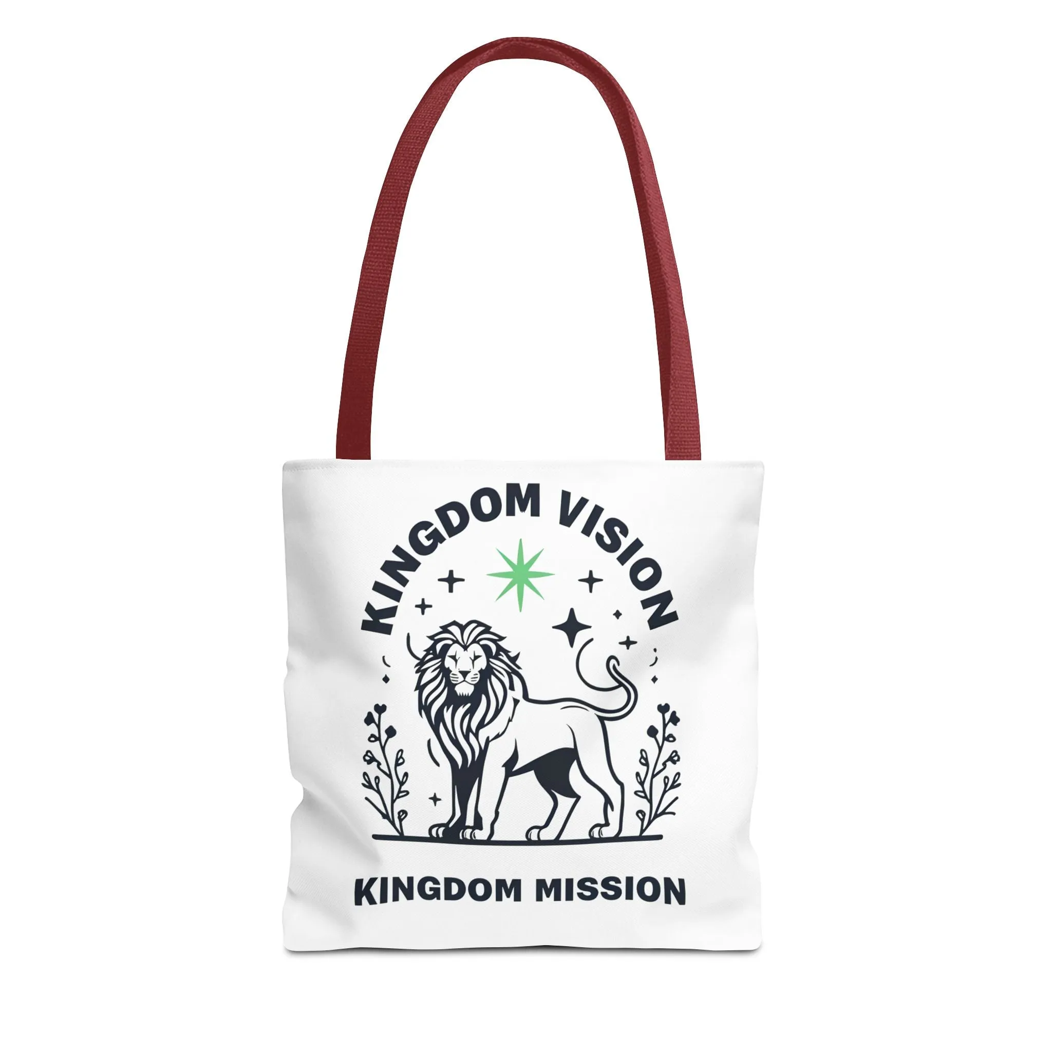 Kingdom Vision Lion Tote Bag – Durable Canvas Bag with Bold & Empowering Design