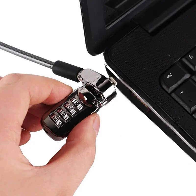 Kingpian Laptop Cable Lock With Silver Anchor With Key
