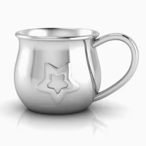 Krysaliis Silver Plated Baby Cup- Star