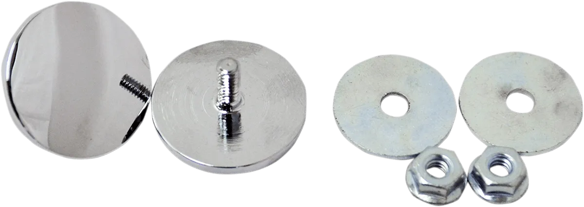 LA Choppers LA-9001-00 Fairing Mirror Hole Plugs - Chrome