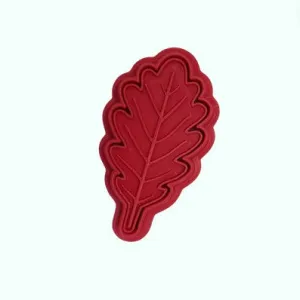 Leaf Cookie Cutter & Embossed Stamp