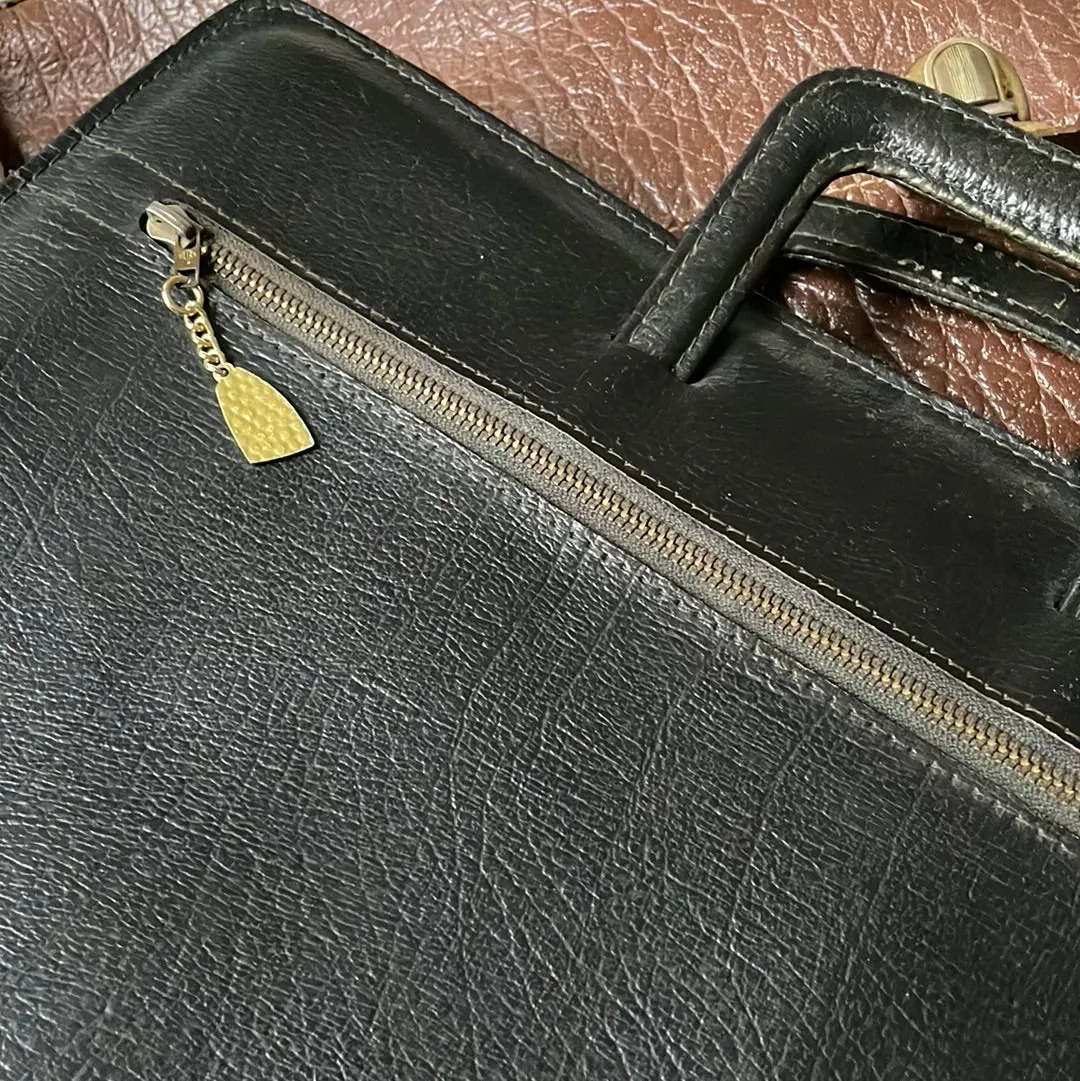 Leather briefcase