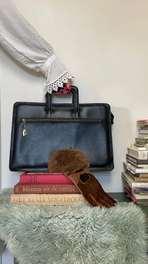 Leather briefcase